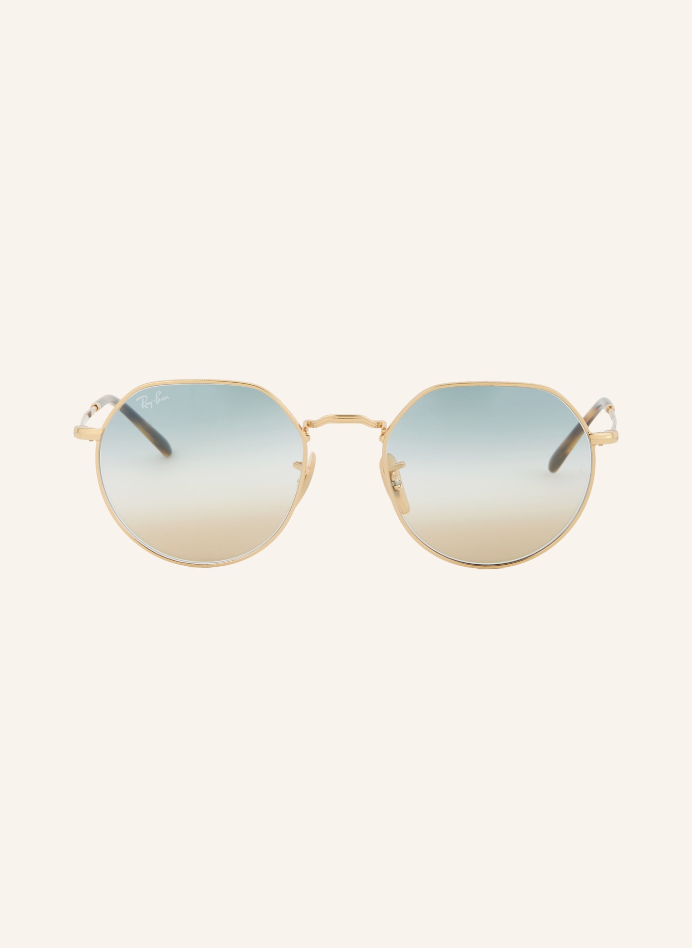 Ray-Ban Sonnenbrille RB 3565: GOLD/ BLAU VERLAUF