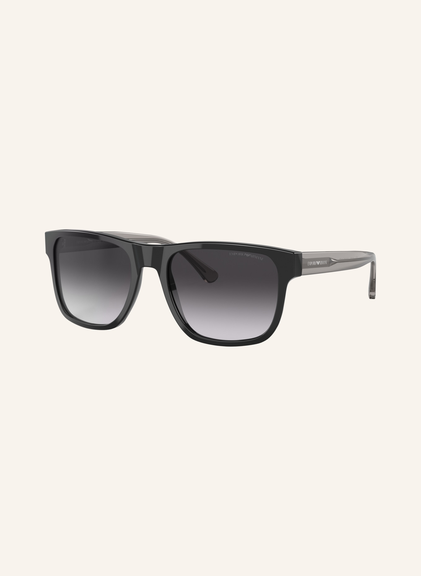 EMPORIO ARMANI Sonnenbrille EA4163: SCHWAWRZ/ GRAU VERLAUF