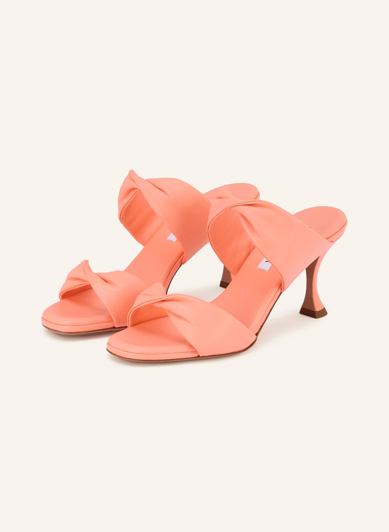 AQUAZZURA Mules TWIST: HELLROT