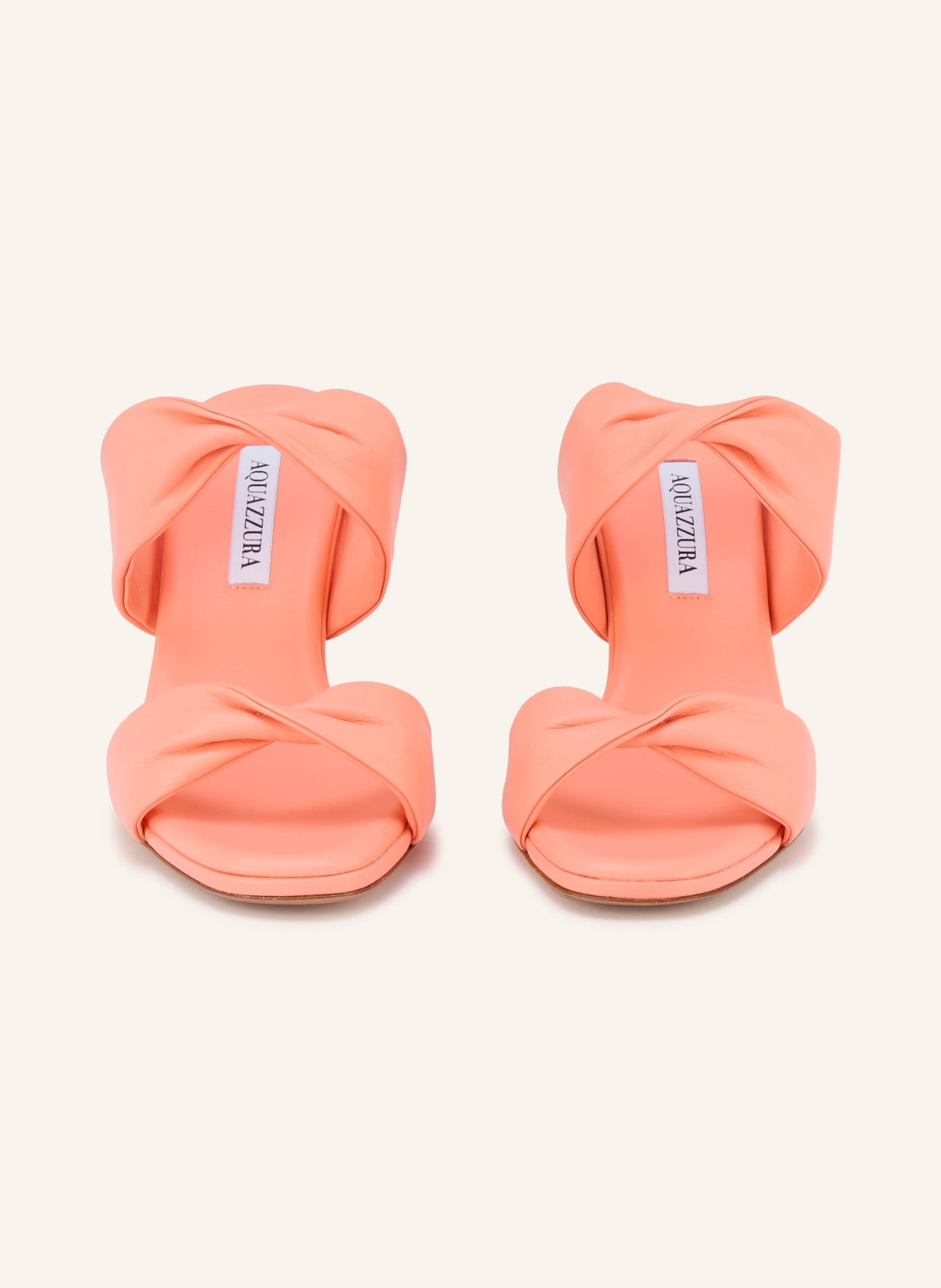 AQUAZZURA Mules TWIST: HELLROT