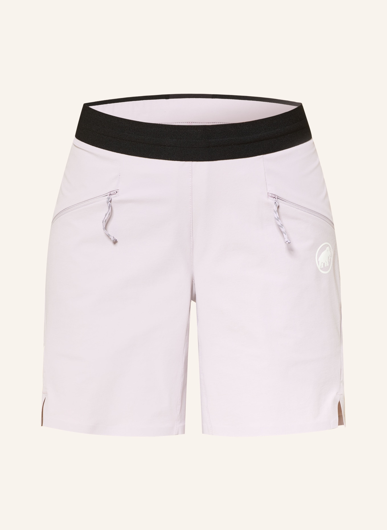 MAMMUT Outdoor-Shorts AENERGY LIGHT: HELLLILA / SCHWARZ