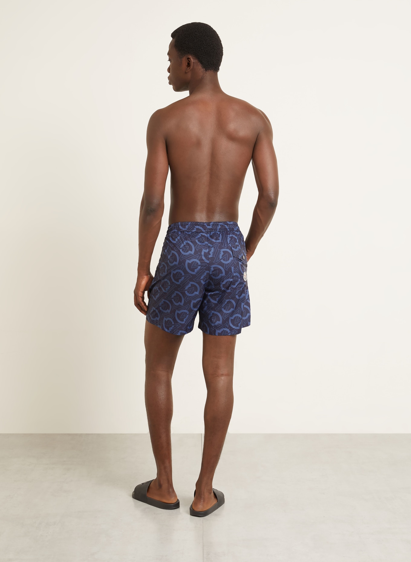 MONCLER Shorts de bain: BLEU FONCÉ / BLEU
