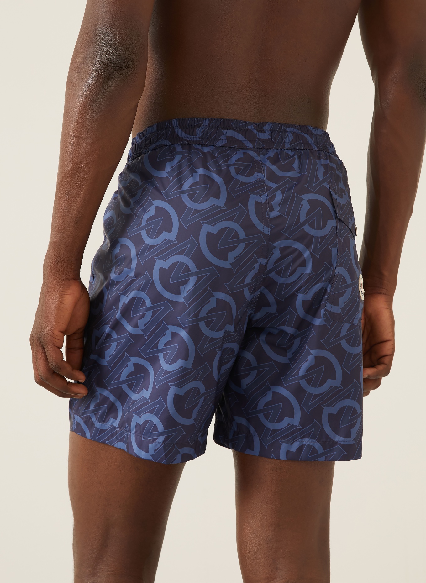 MONCLER Shorts de bain: BLEU FONCÉ / BLEU