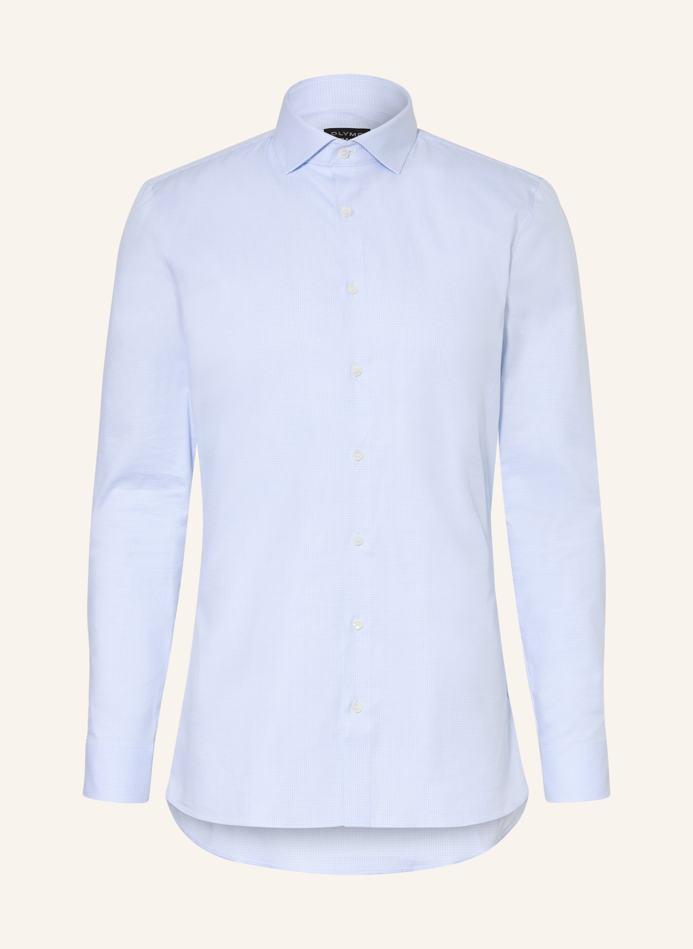 OLYMP Jerseyhemd No. Six 24/Seven super slim: HELLBLAU