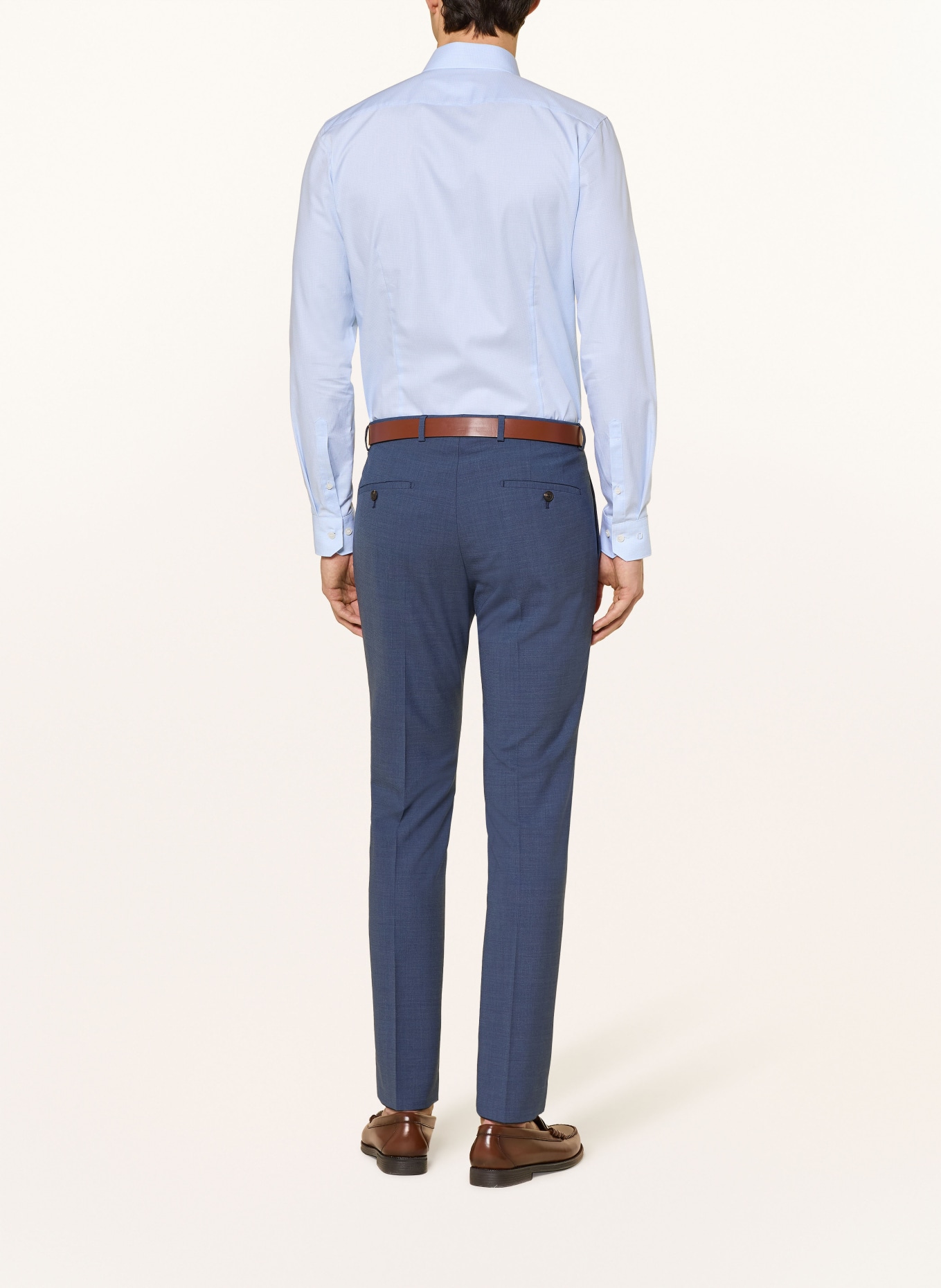 OLYMP Jerseyhemd No. Six 24/Seven super slim: HELLBLAU