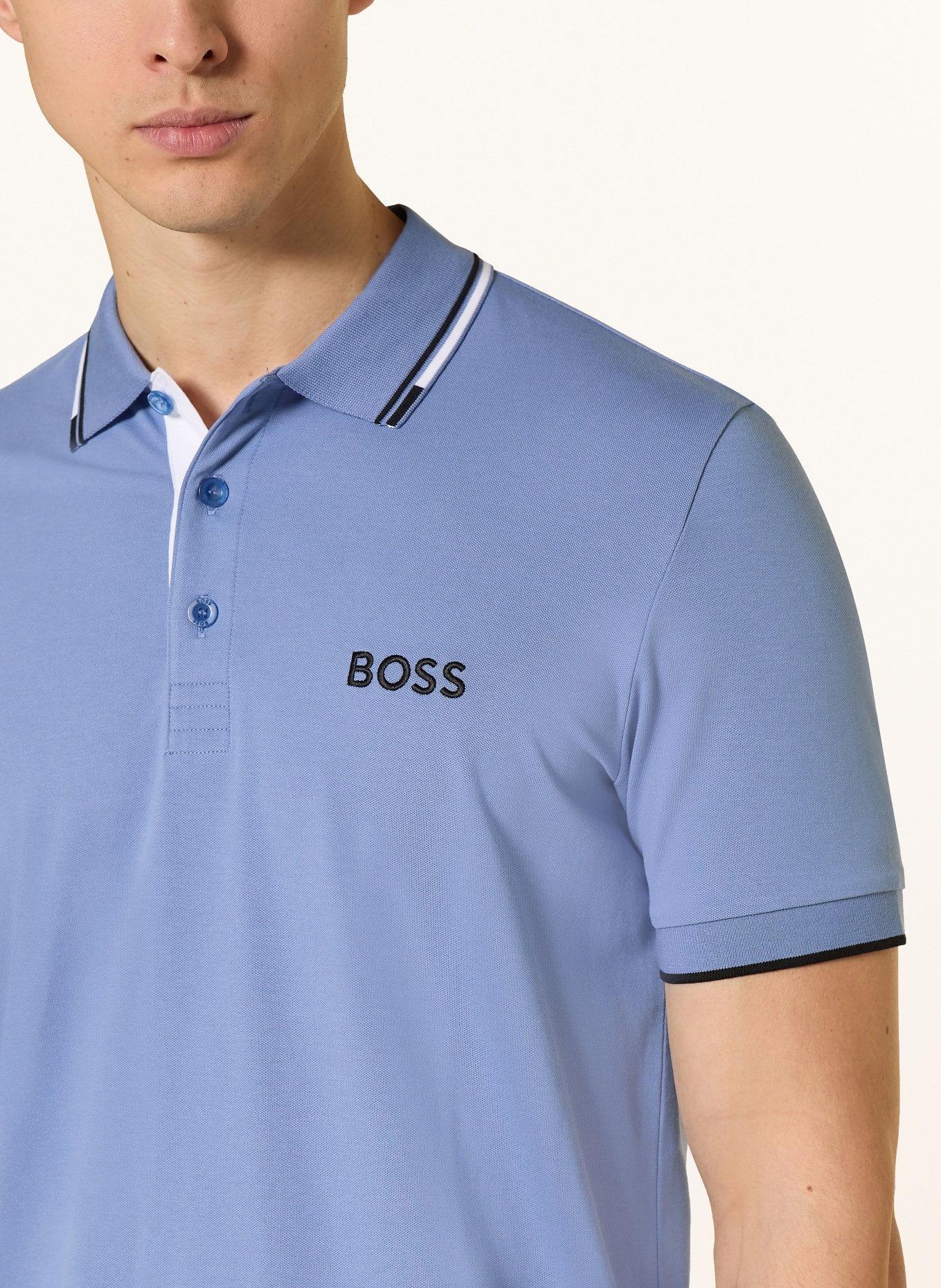 BOSS Funkcyjna koszulka polo PADDY PRO: JASNONIEBIESKI