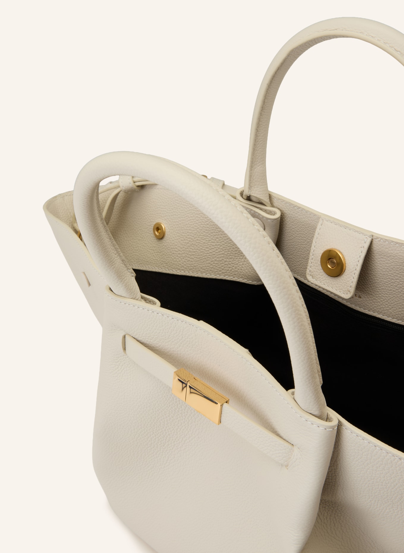 DEMELLIER THE MIDI NEW YORK handbag: ECRU