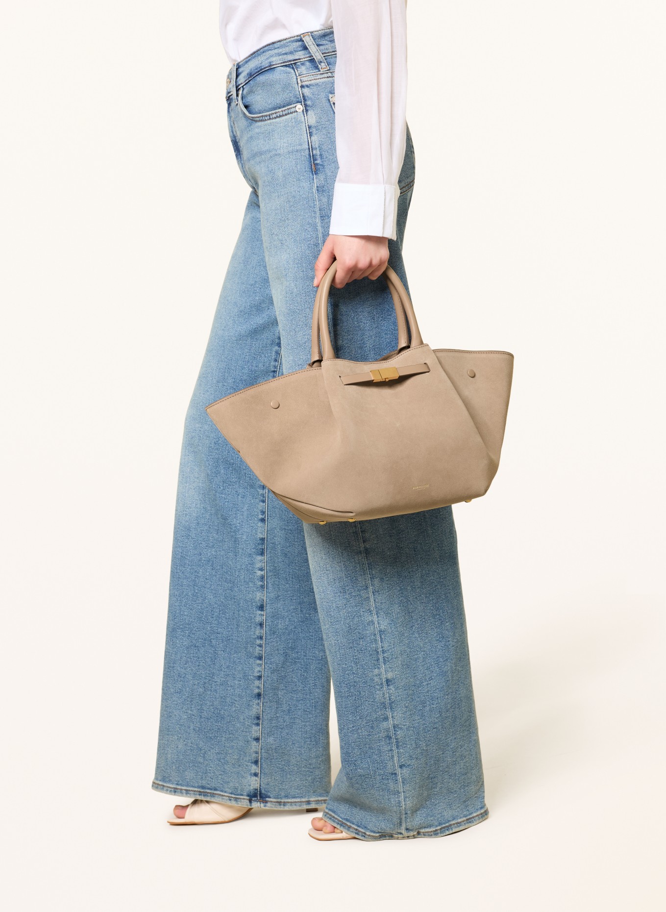 DEMELLIER Handtasche THE MIDI NEW YORK: BEIGE