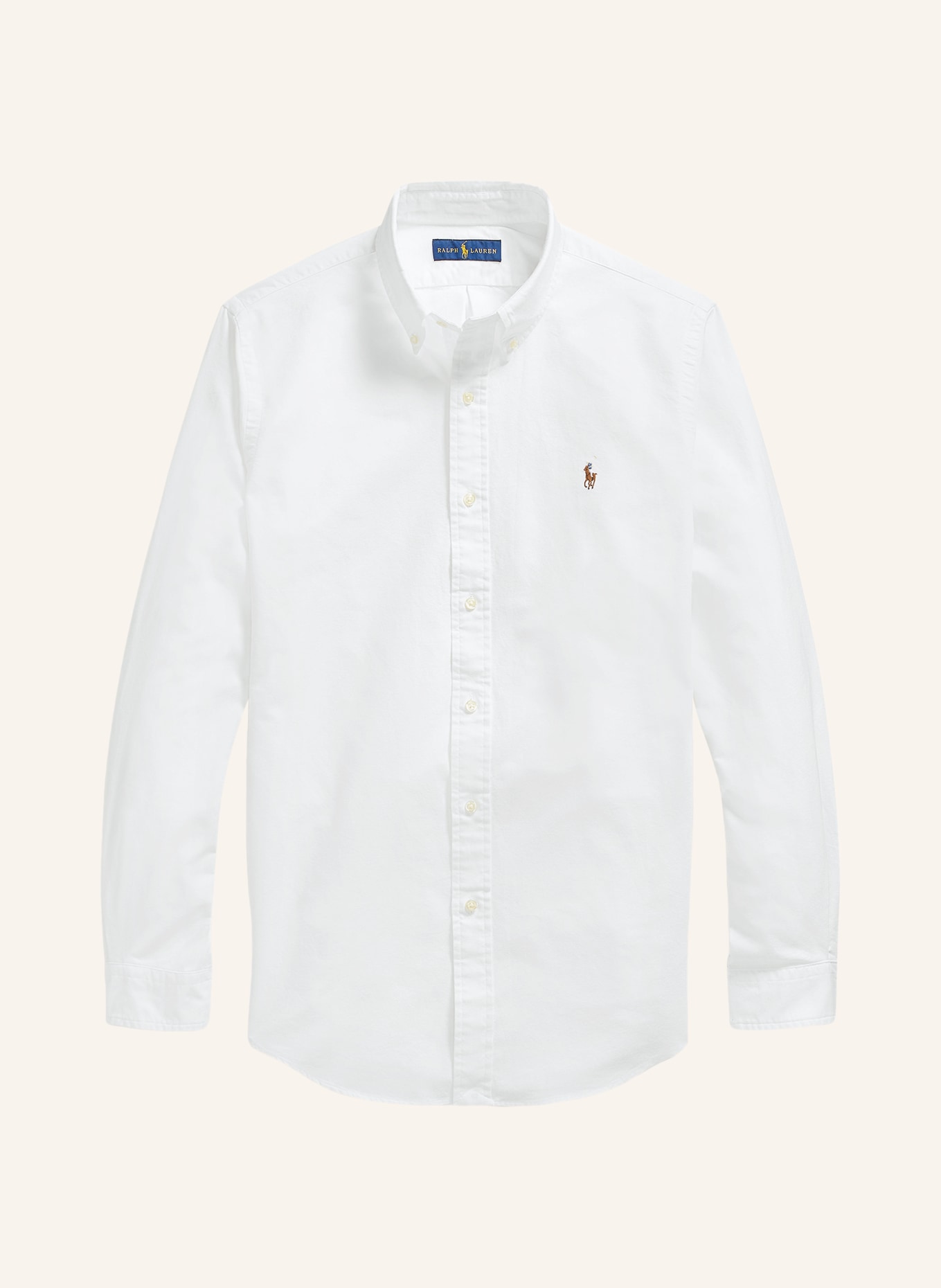 POLO RALPH LAUREN Overhemd Custom Fit: WIT
