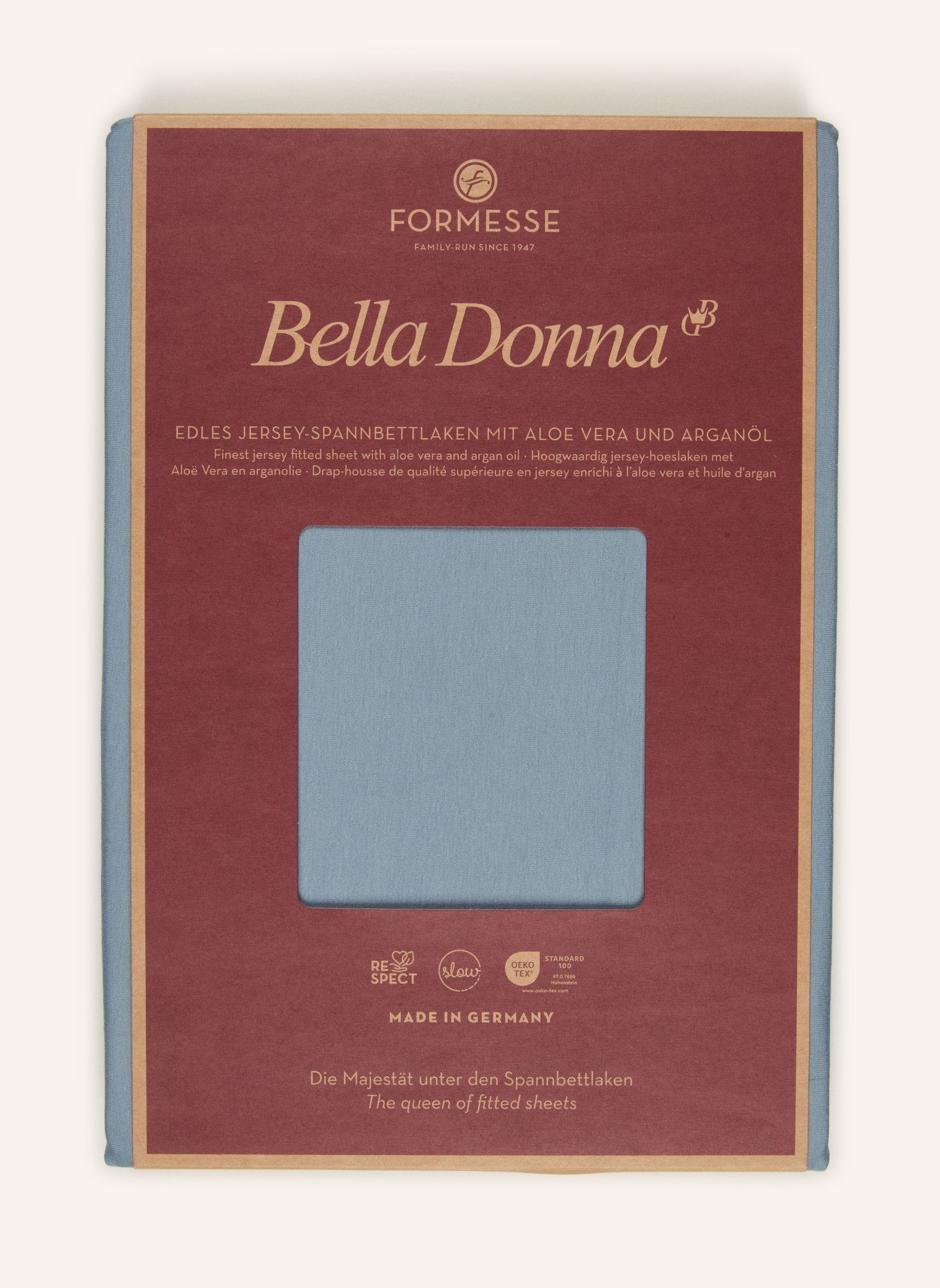 FORMESSE Prześcieradło z gumką BELLA DONNA PREMIUM: PETROL