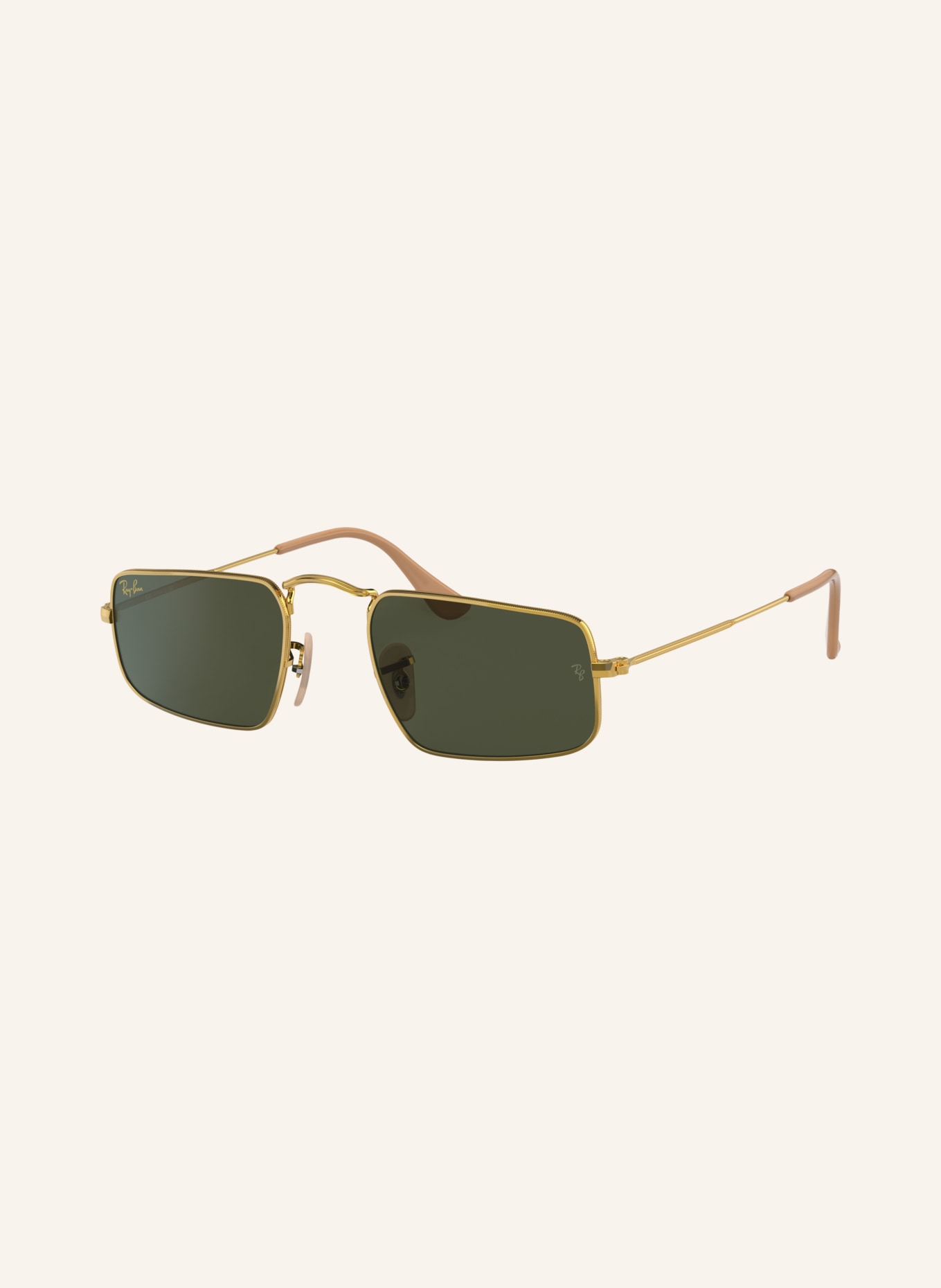 Ray-Ban Sunglasses RB3957: GOLD/GREEN