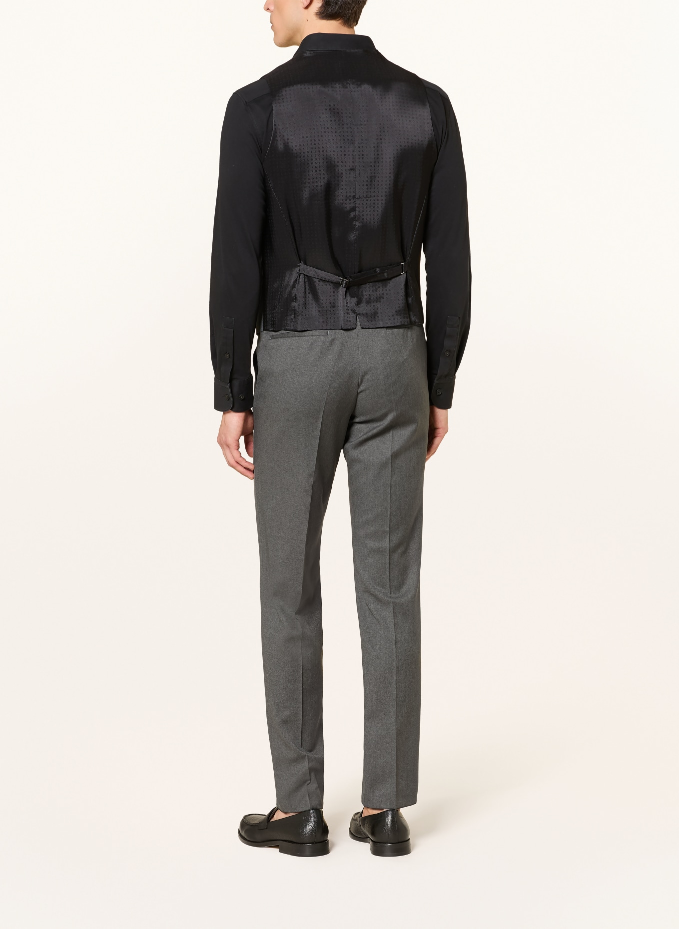 BOSS Suit vest HUGE slim fit: 021 DARK GREY