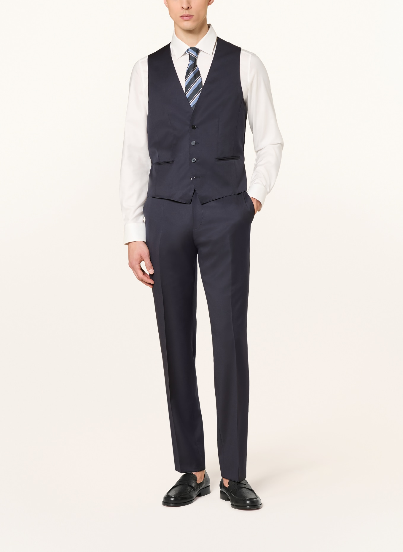 BOSS Anzugweste HUGE Slim Fit: 401 DARK BLUE