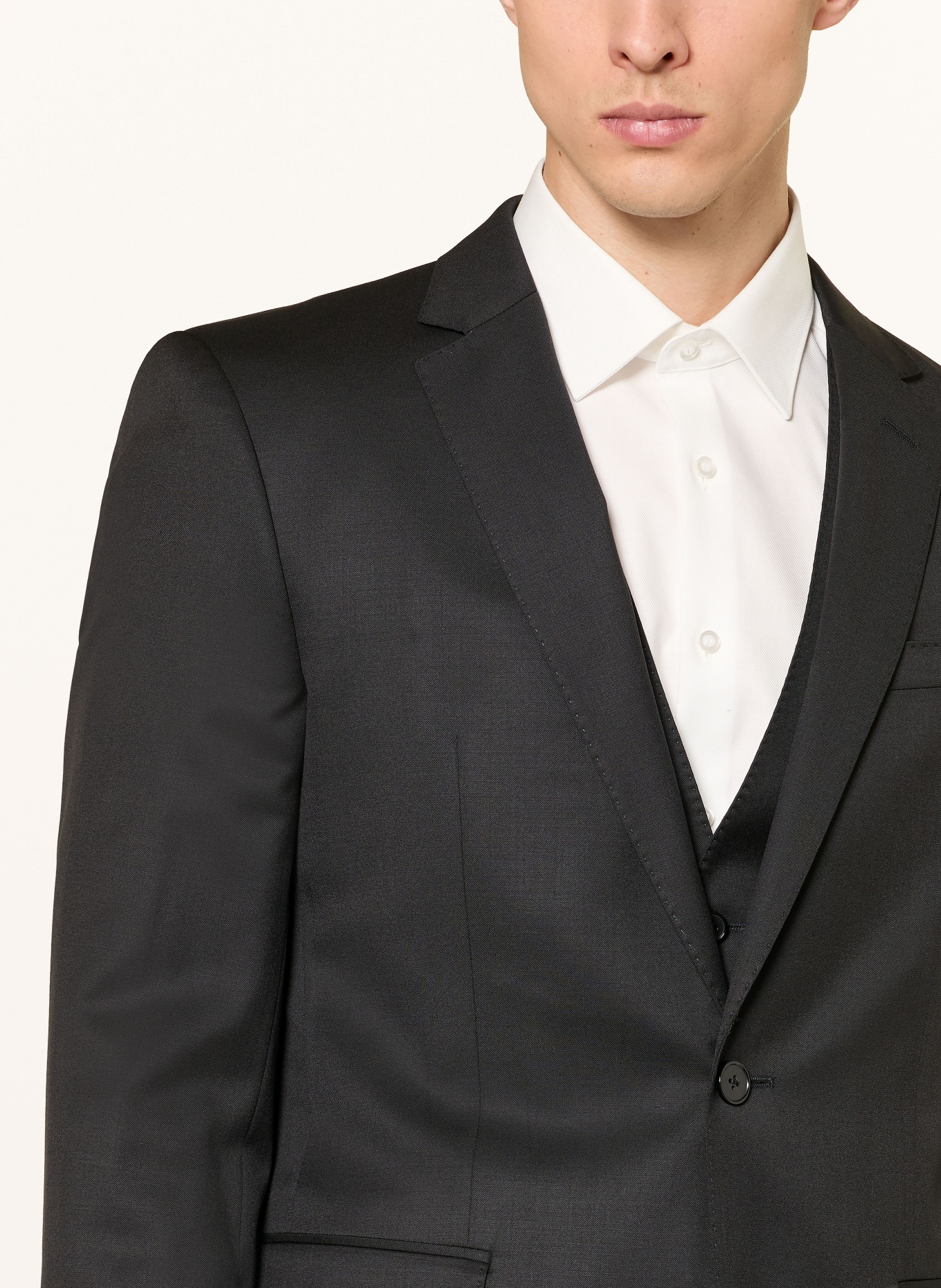 BOSS Suit jacket HUGE slim fit: 001 BLACK
