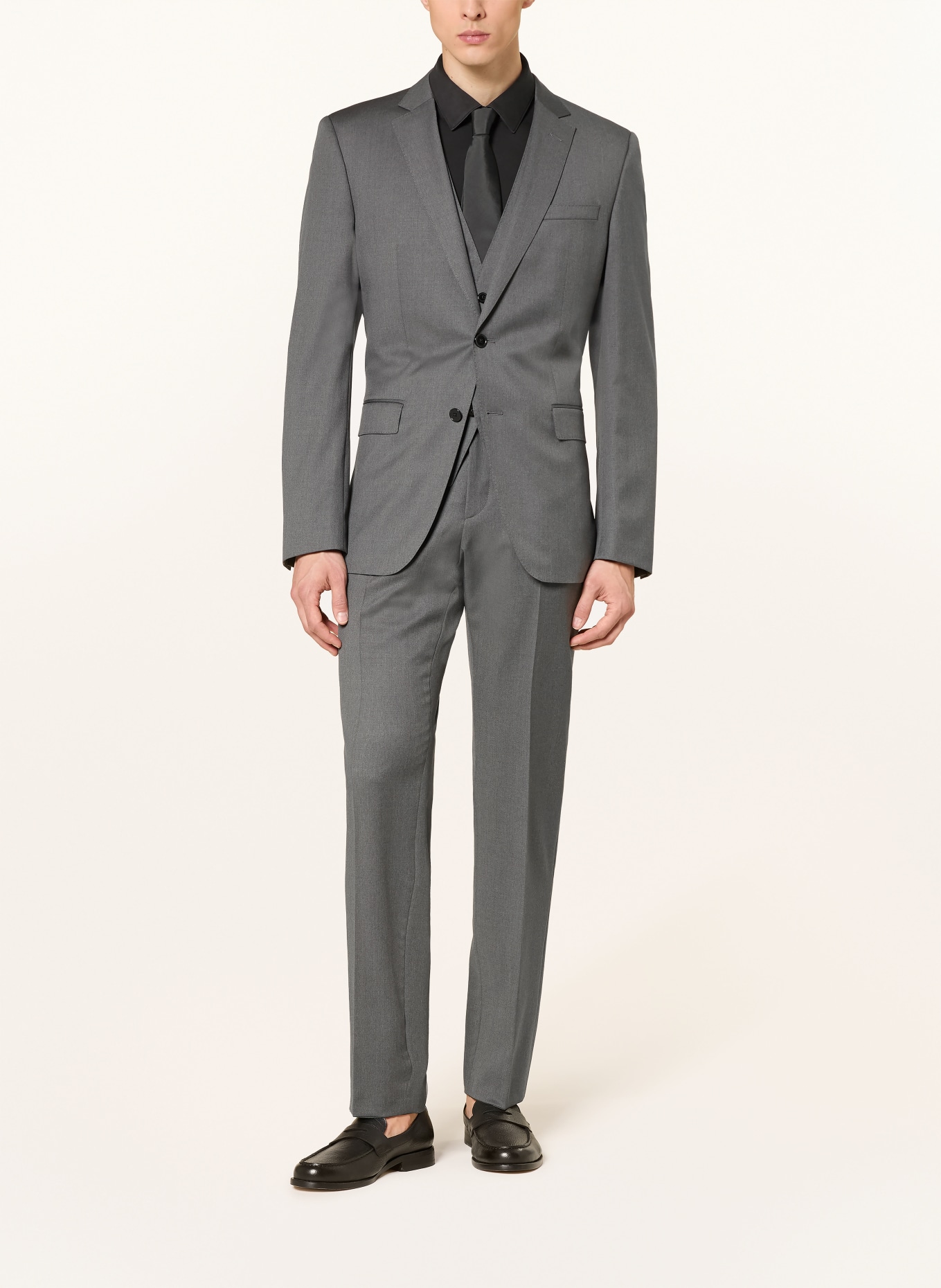 BOSS Veste de costume HUGE Slim Fit: 021 DARK GREY