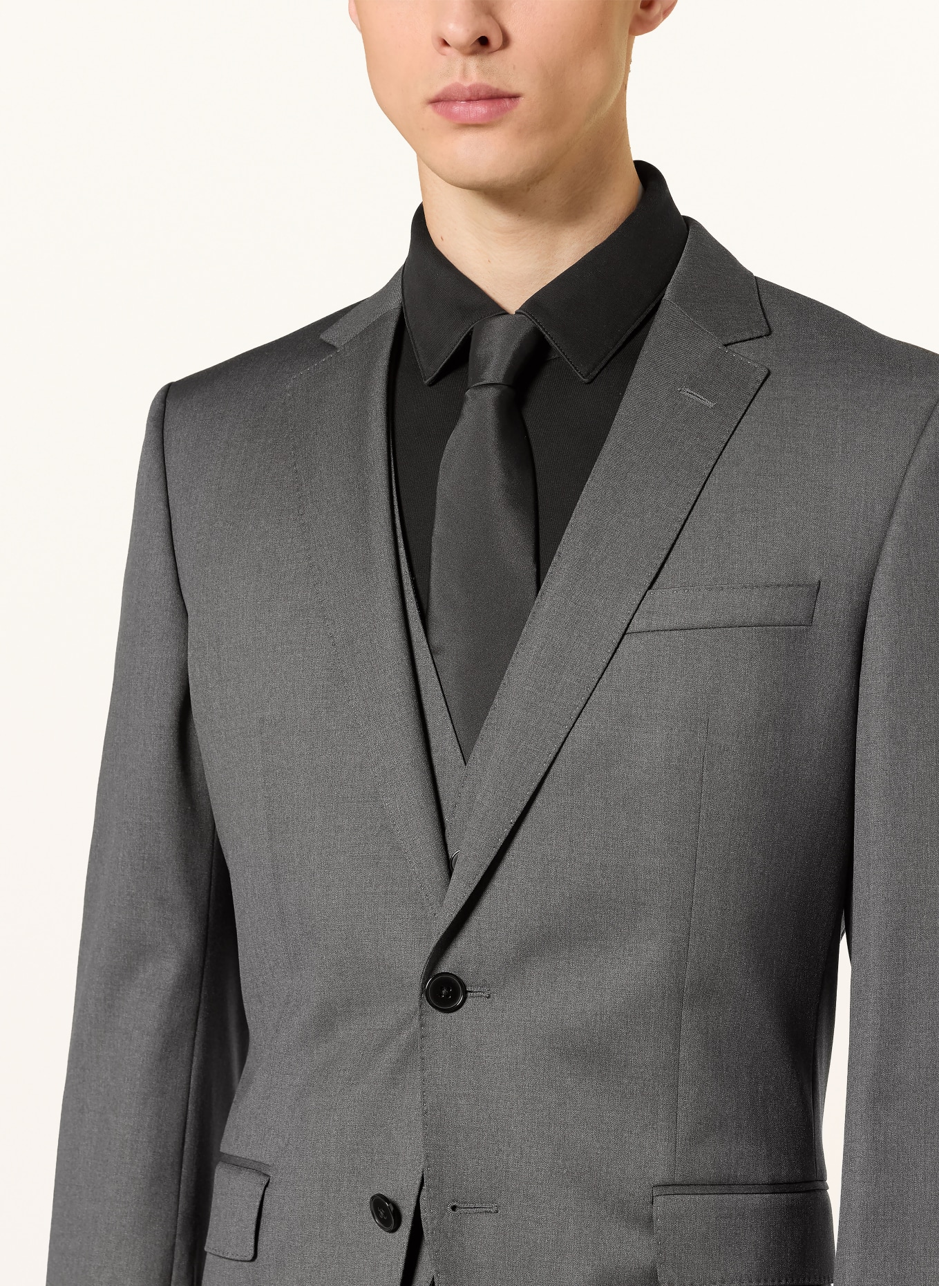 BOSS Veste de costume HUGE Slim Fit: 021 DARK GREY