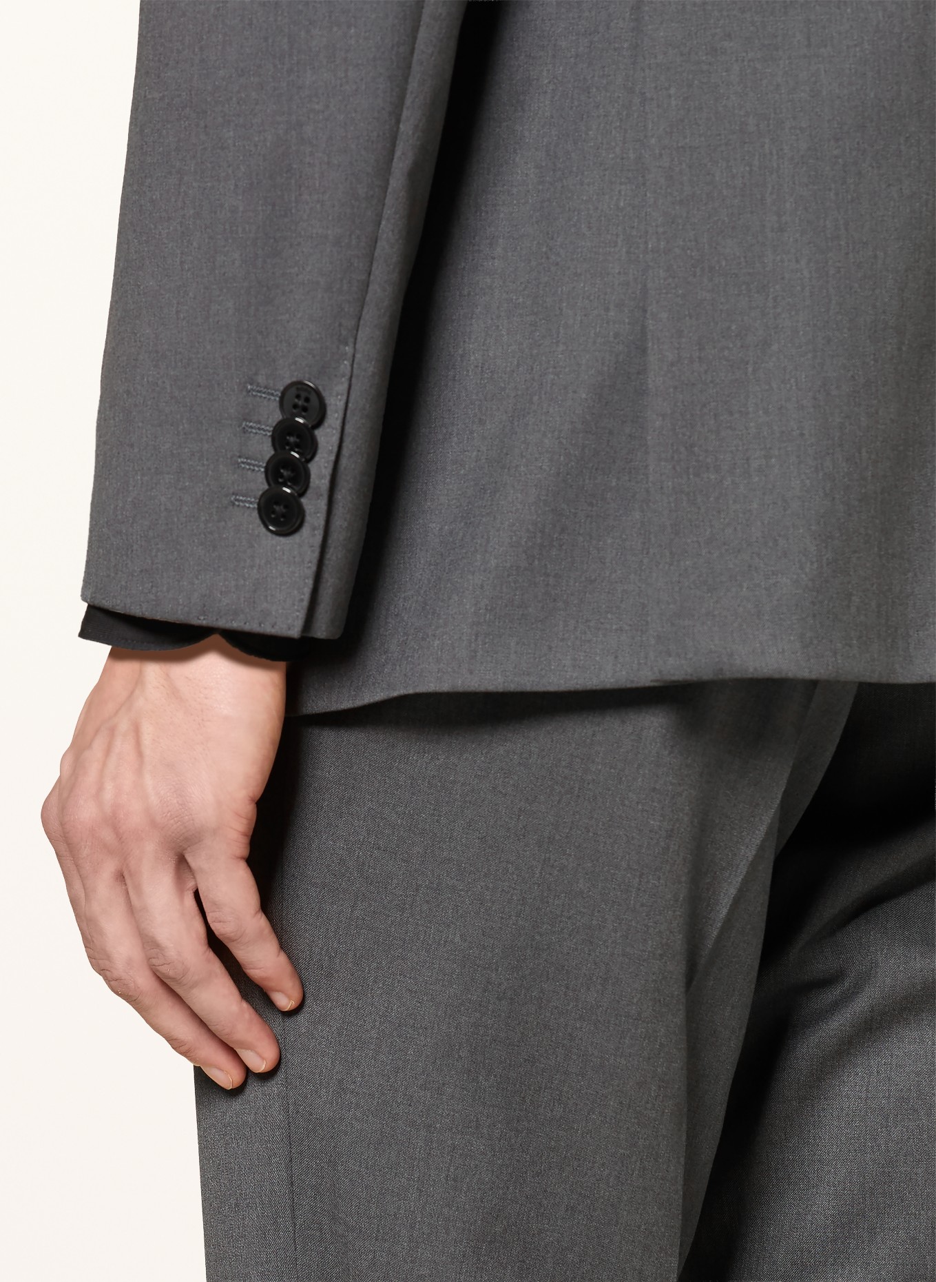 BOSS Veste de costume HUGE Slim Fit: 021 DARK GREY