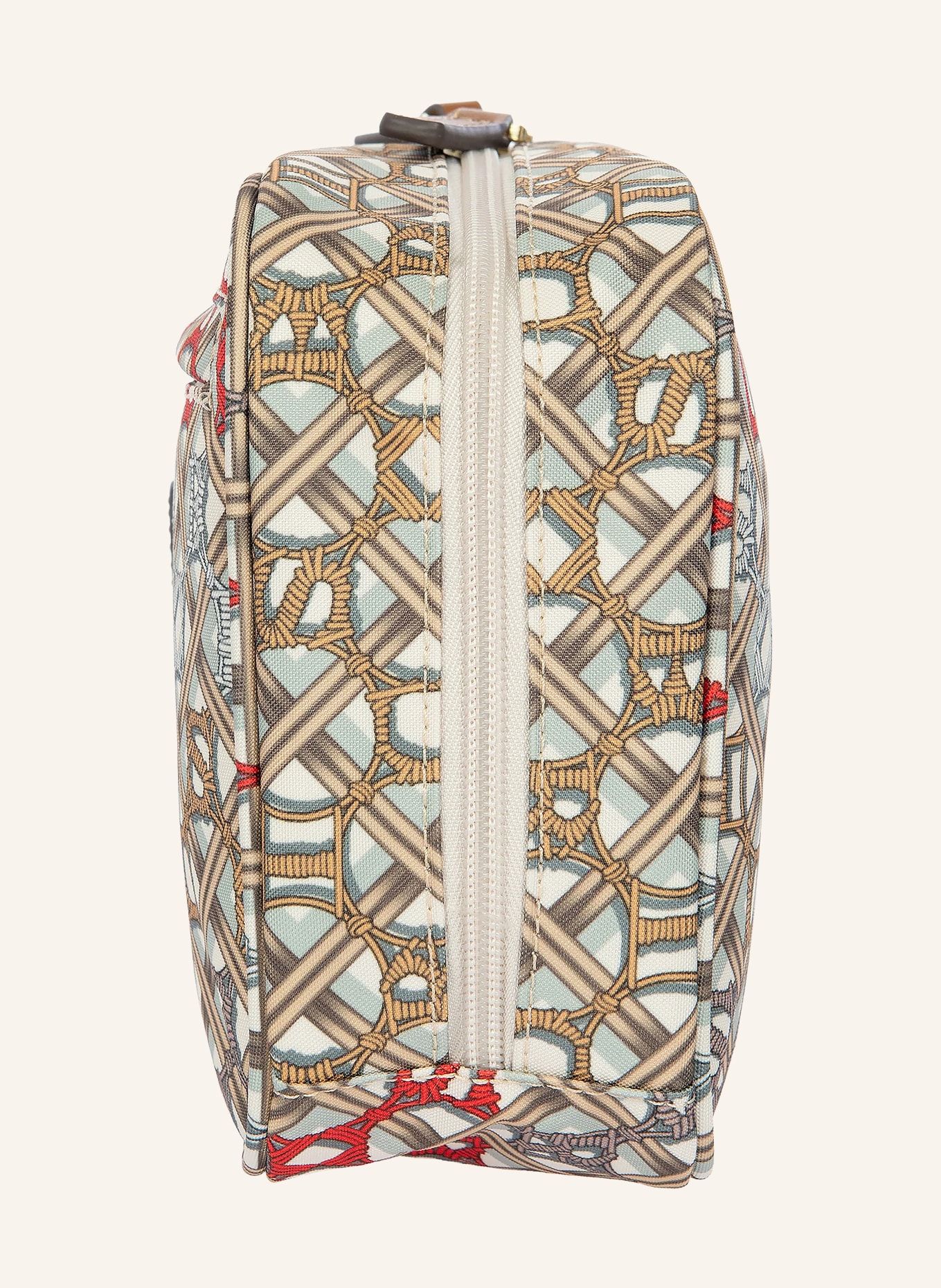 BRIC'S Kosmetiktasche X-TRAVEL: CREME / BEIGE / ROT