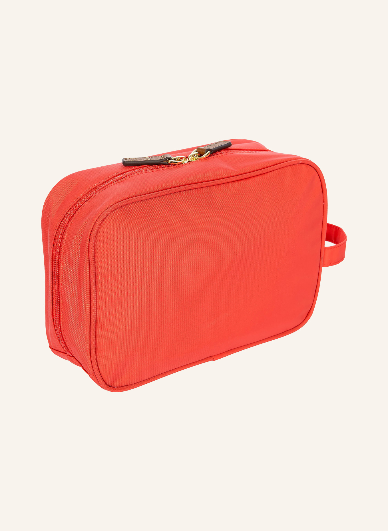 BRIC'S Kosmetiktasche X-TRAVEL: ROT / GOLD / BRAUN