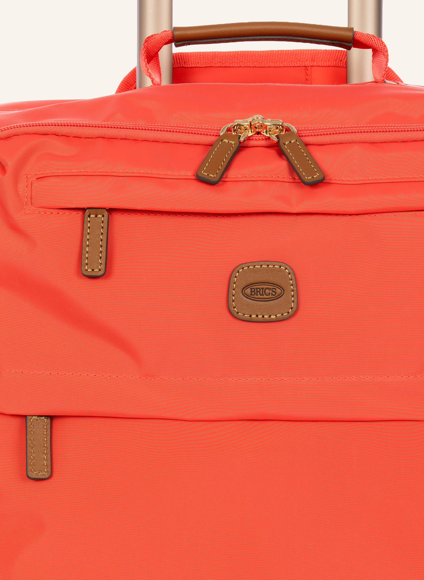 BRIC'S Koffertrolley X-TRAVEL: ORANJE / BRUIN