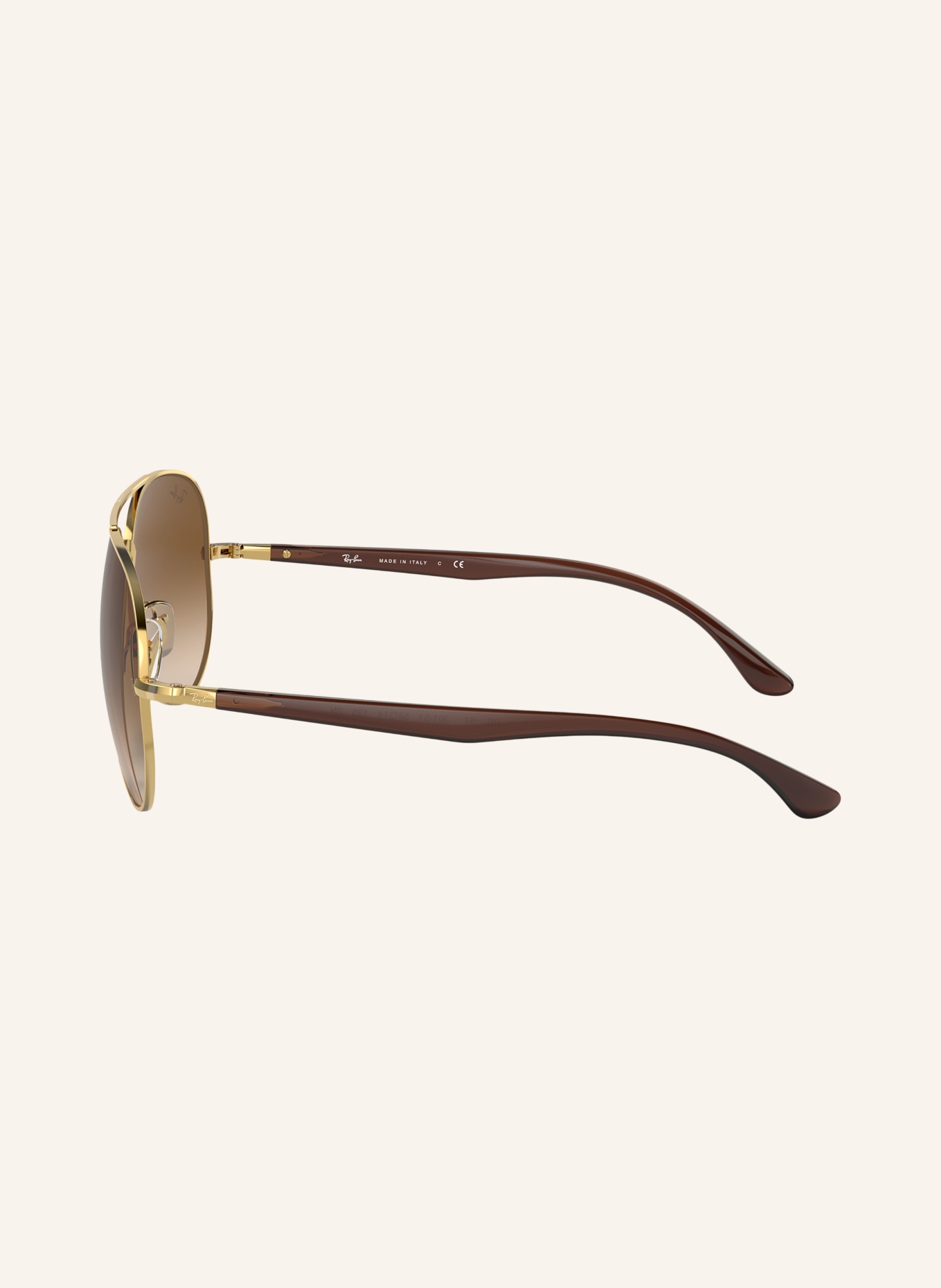 Ray-Ban Sunglasses RB3675: GOLD/BROWN GRADIENT