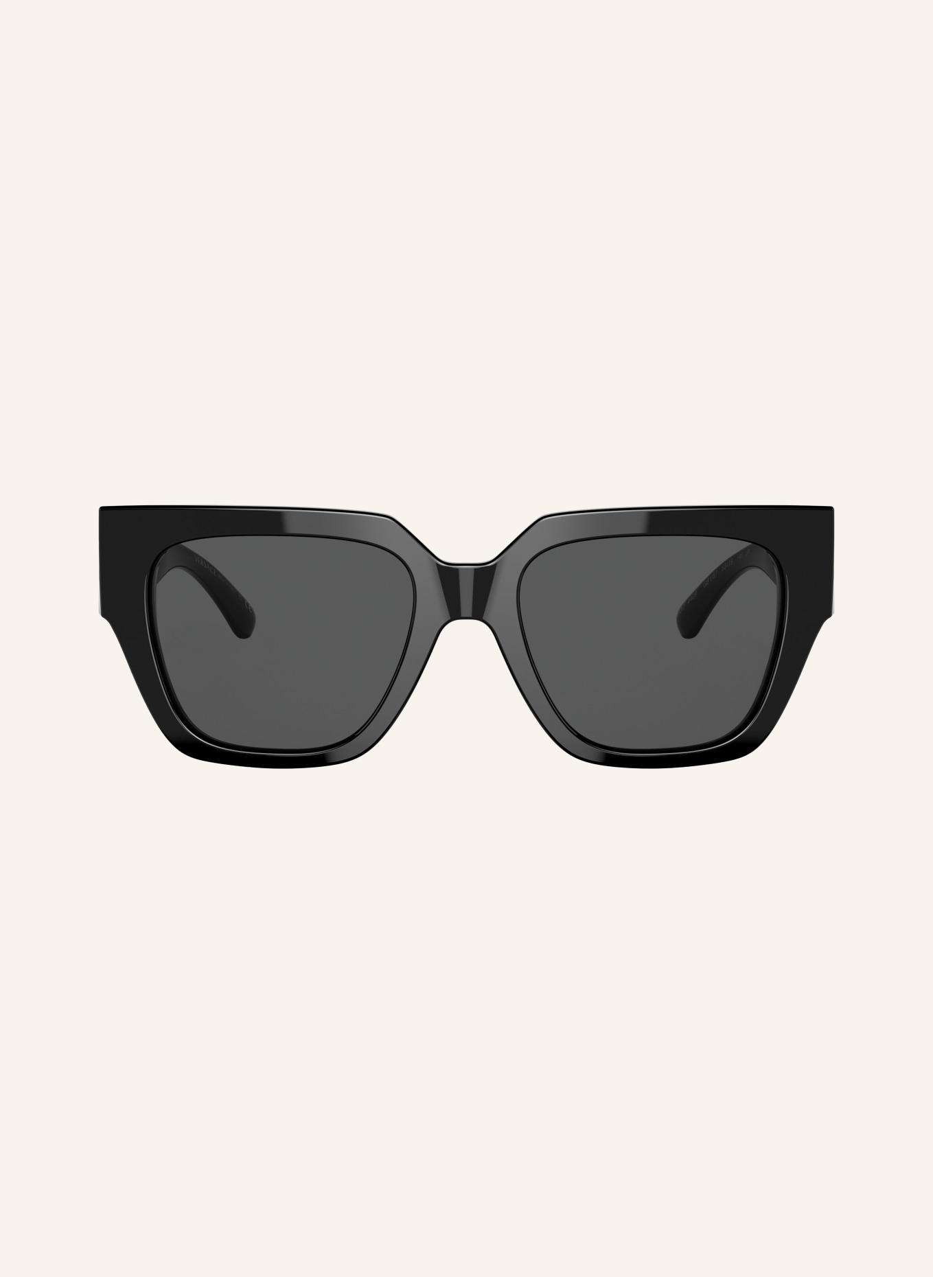 VERSACE Sluneční brýle VE4409: ČERNÁ/ŠEDÁ