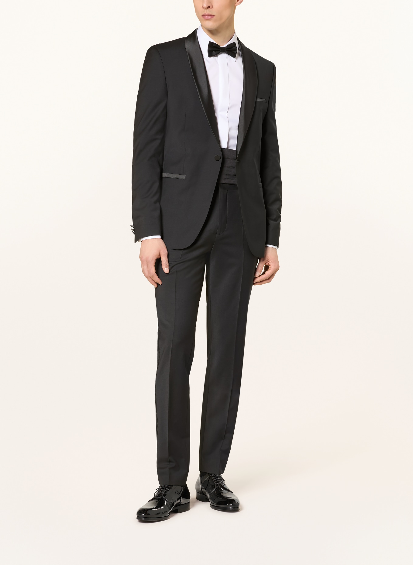 HUGO Veste de smoking ARTI coupe extra slim: 001 BLACK