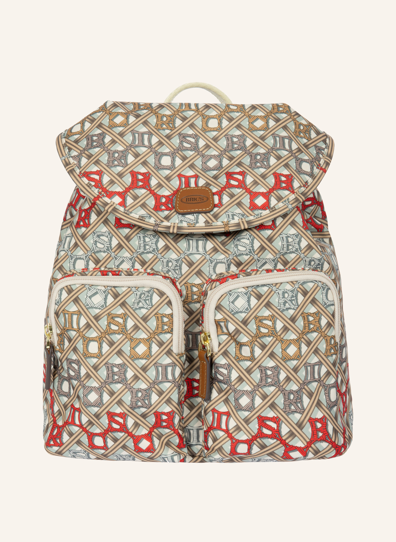 BRIC'S Rugzak X-COLLECTION: BEIGE / ROOD / KAKI