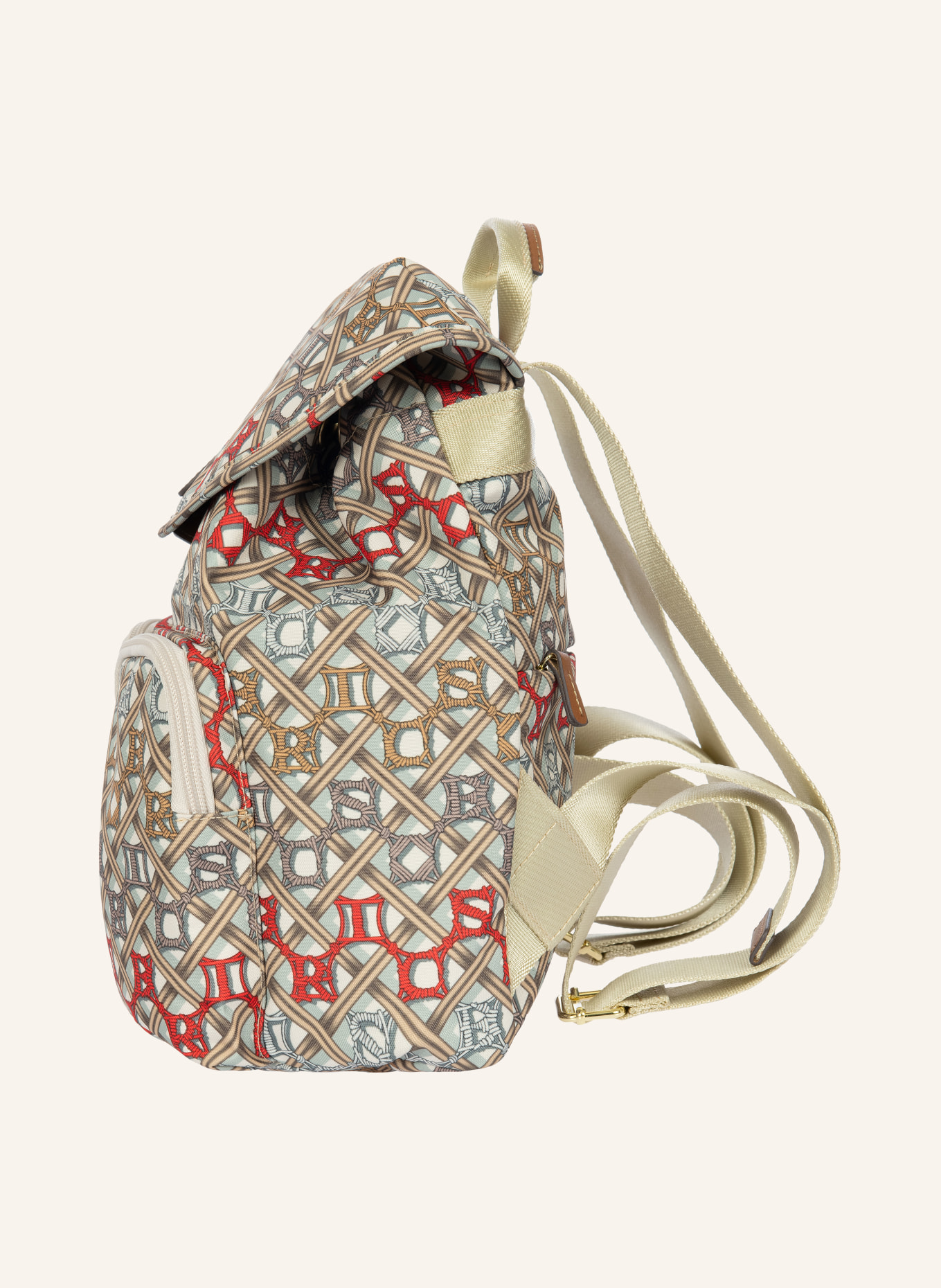 BRIC'S Rugzak X-COLLECTION: BEIGE / ROOD / KAKI
