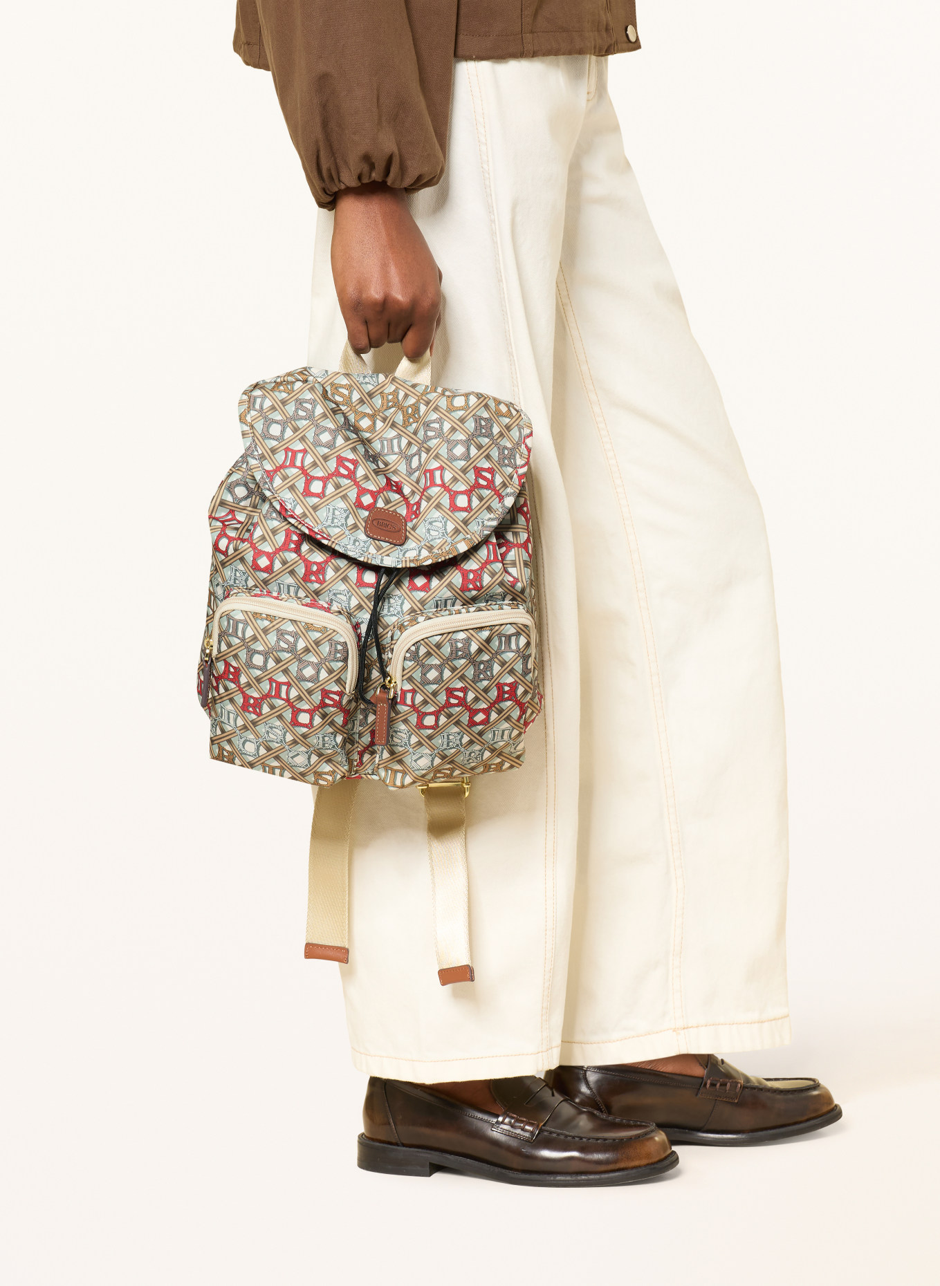 BRIC'S Backpack X-COLLECTION: BEIGE / RED / KHAKI