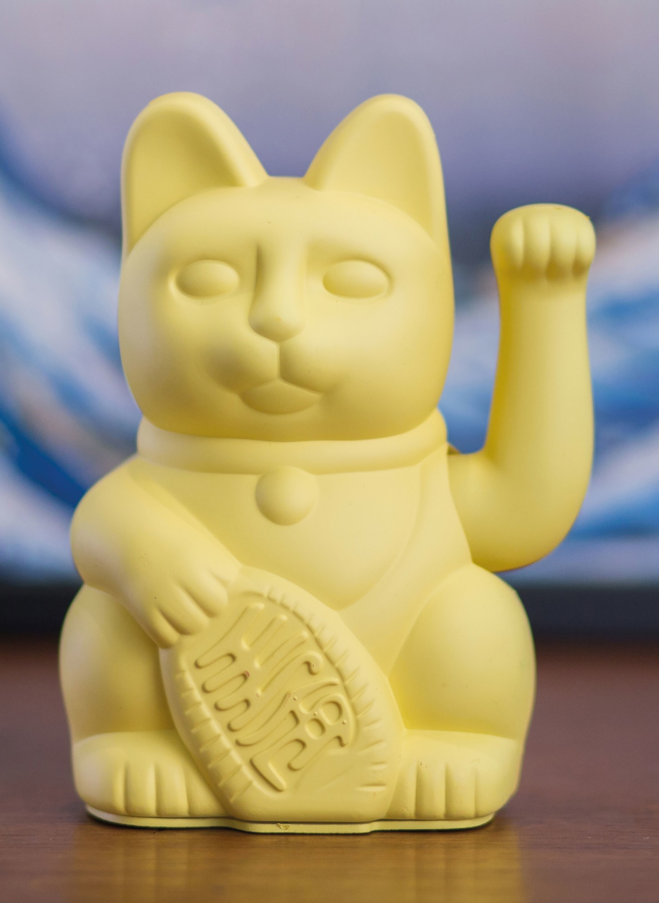 DONKEY Dekofigur LUCKY CAT: GELB