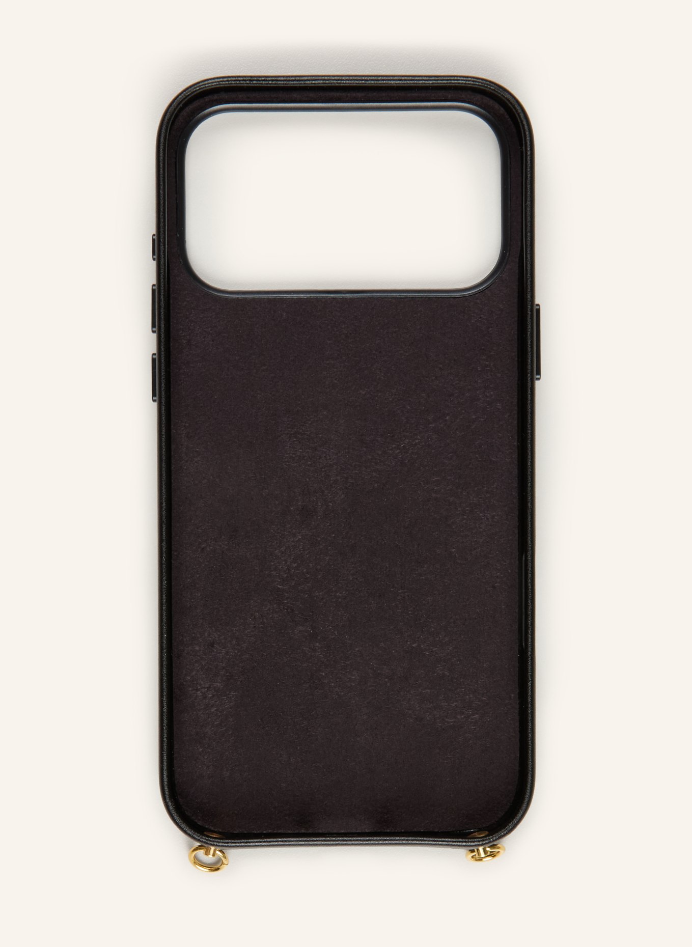 CHEEKY CHAIN MUNICH Pouzdro na smartphone: ČERNÁ / ZLATÁ