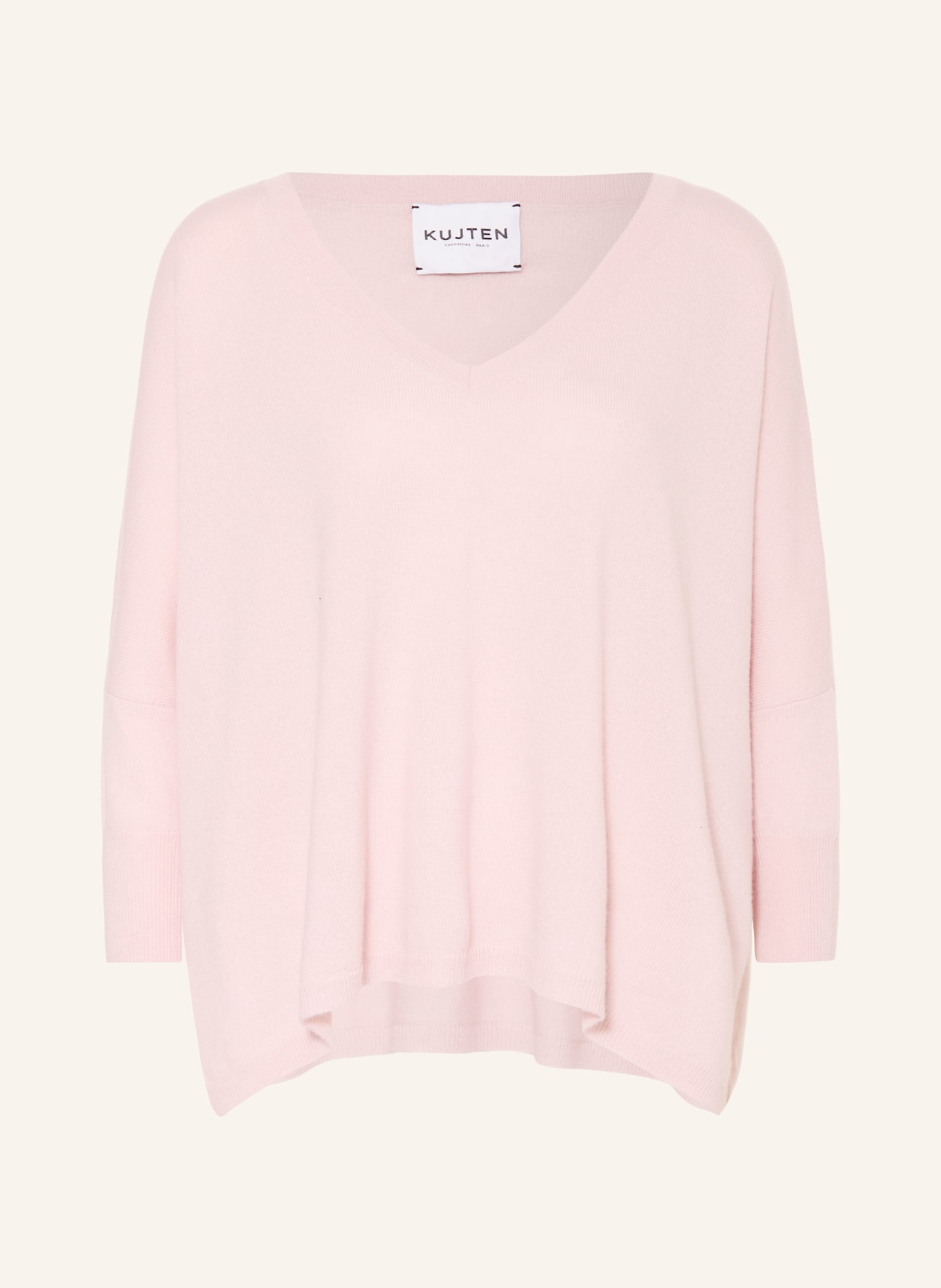 KUJTEN Cashmere pullover MINIE: LIGHT YELLOW