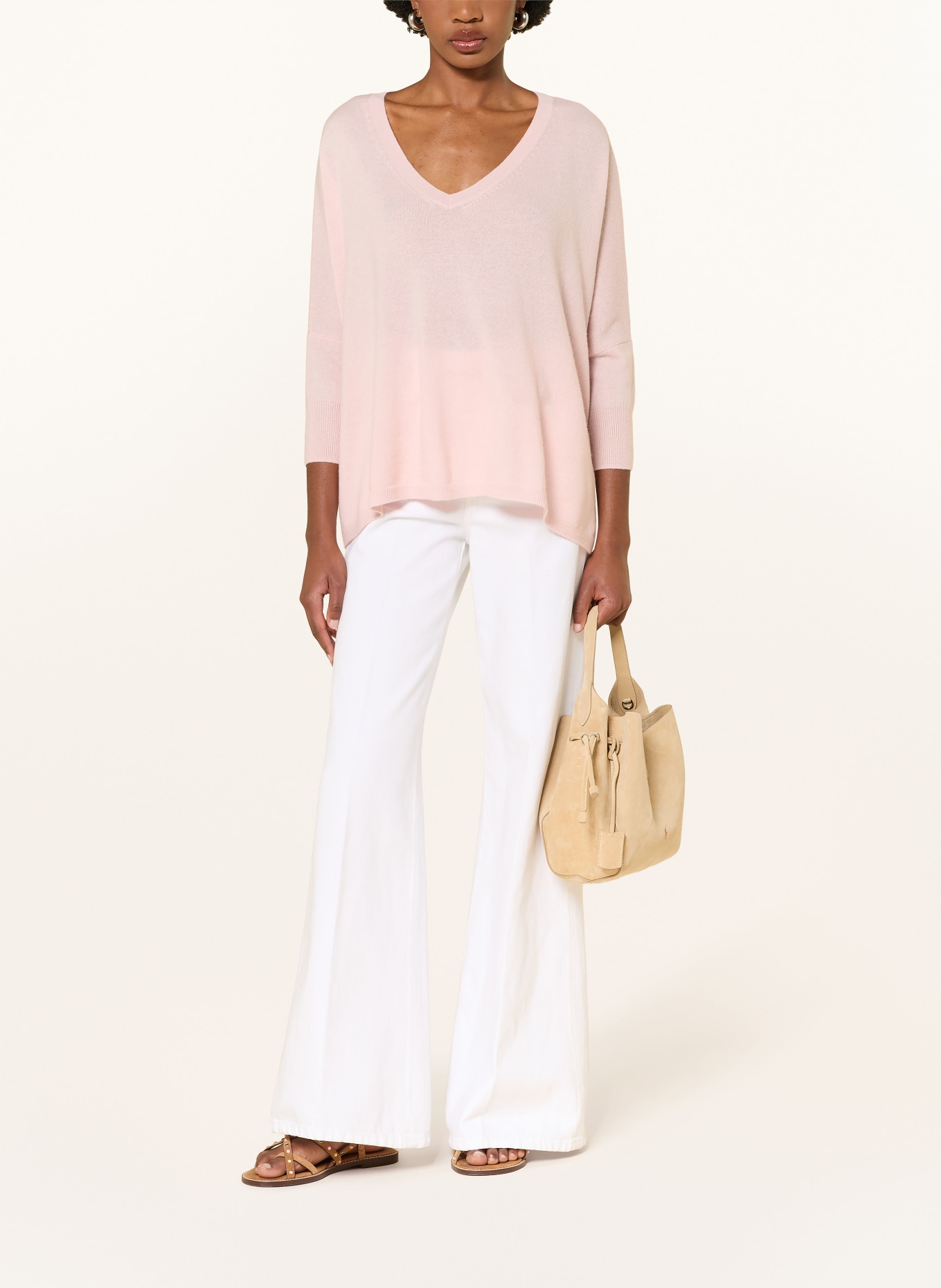 KUJTEN Cashmere pullover MINIE: LIGHT YELLOW
