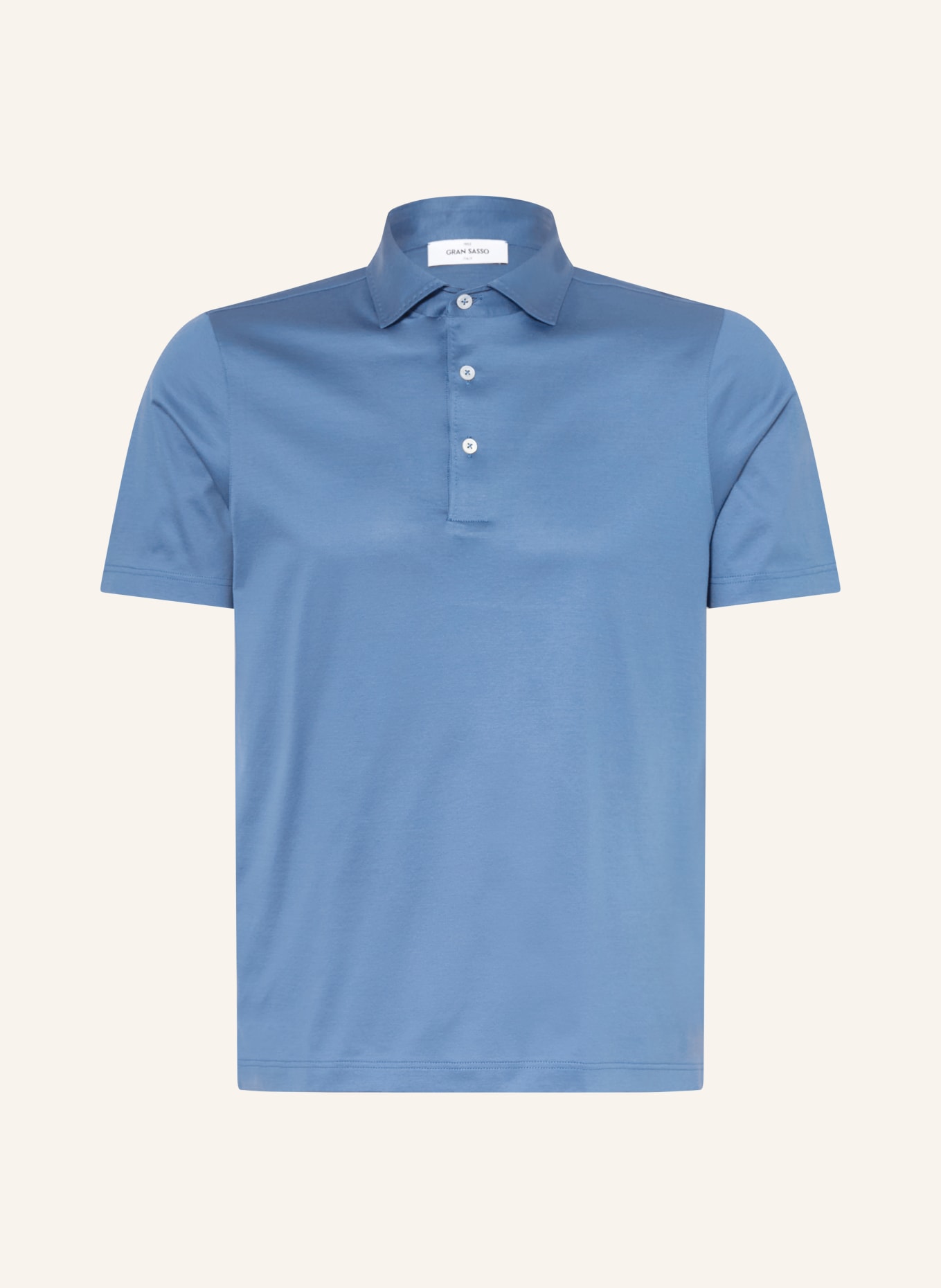 GRAN SASSO Jersey polo shirt: BLUE