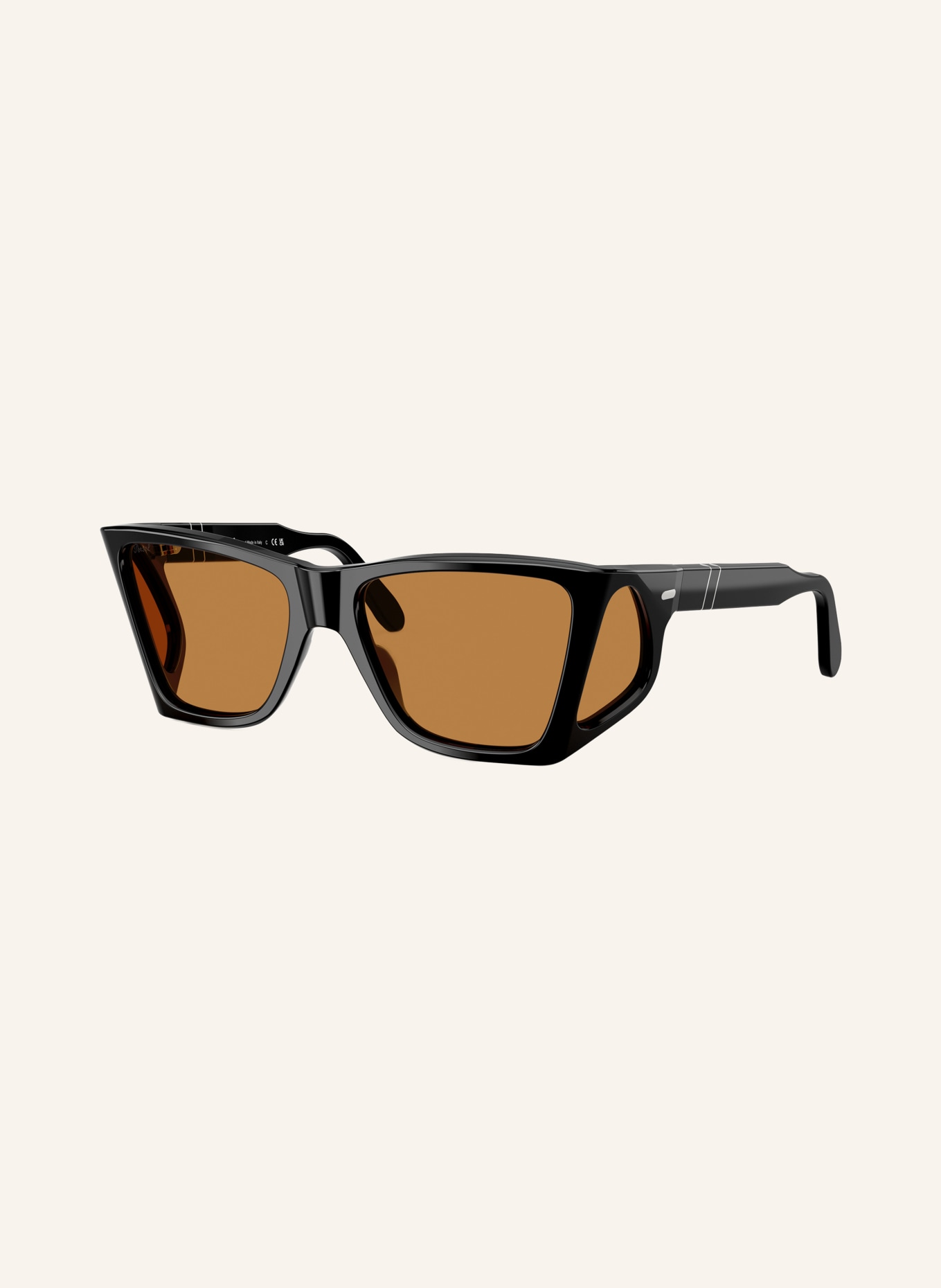 Persol Zonnebril PO0009: ZWART/BRUIN