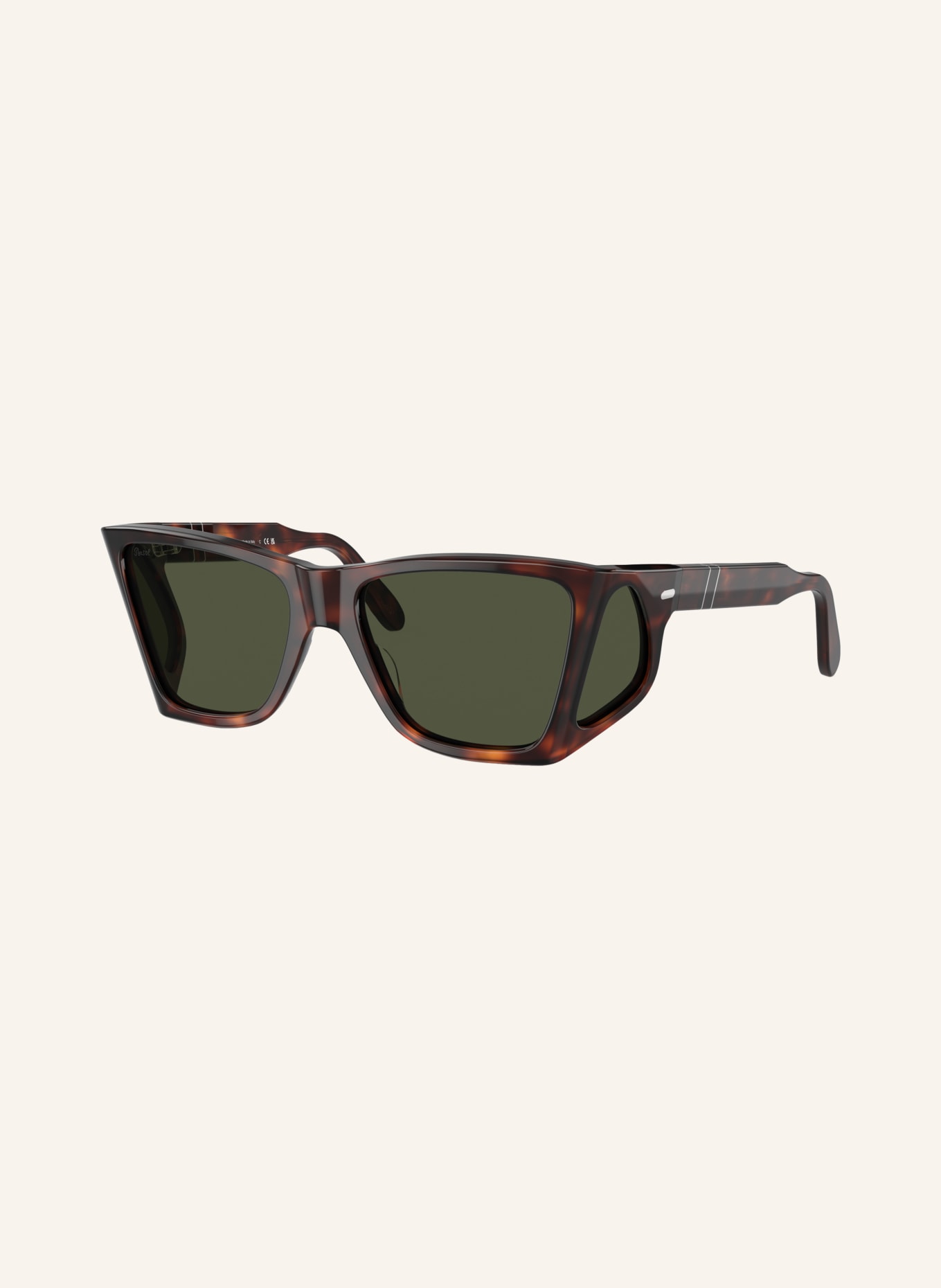 Persol Sunglasses PO0009: HAVANA/ DARK GREEN