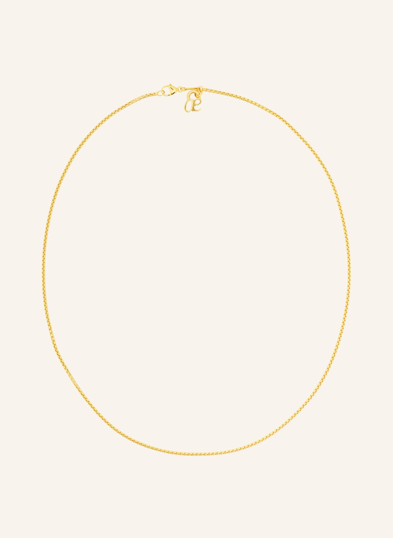 ariane ernst Halskette SQUARE CHAIN: GOLD
