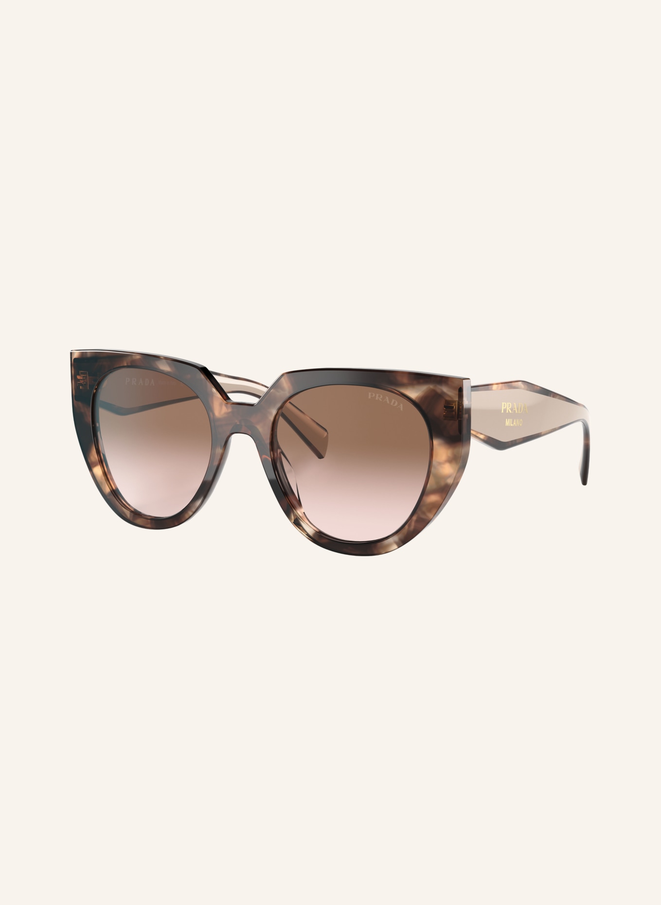 PRADA Sonnenbrille PR 14WSF: HAVANA/ BRAUN VERLAUF
