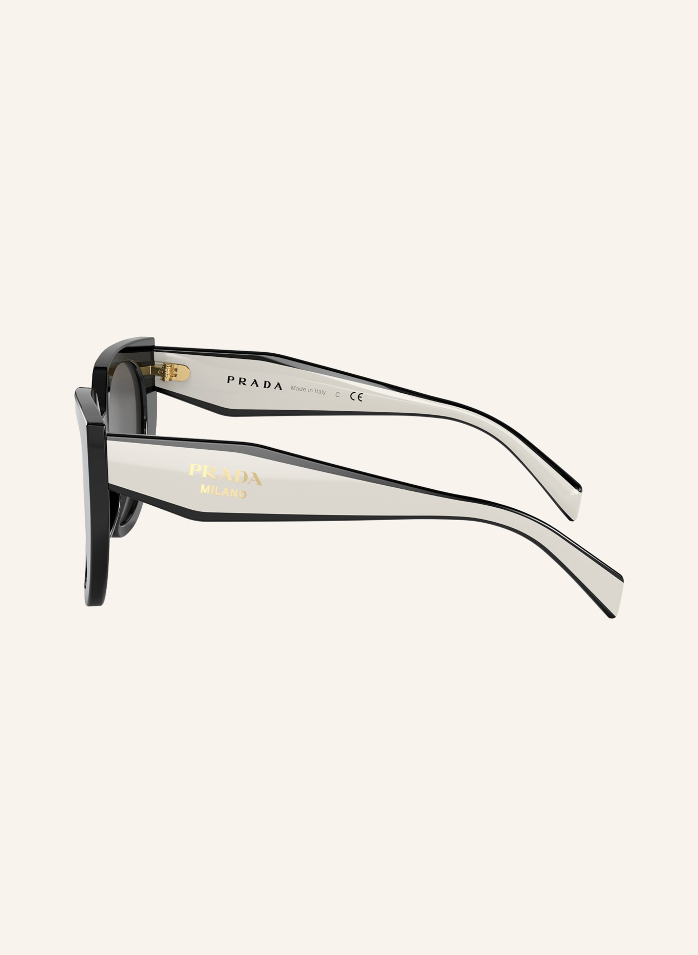 PRADA Sonnenbrille PR 14WSF: SCHWARZ/ DUNKELGRAU