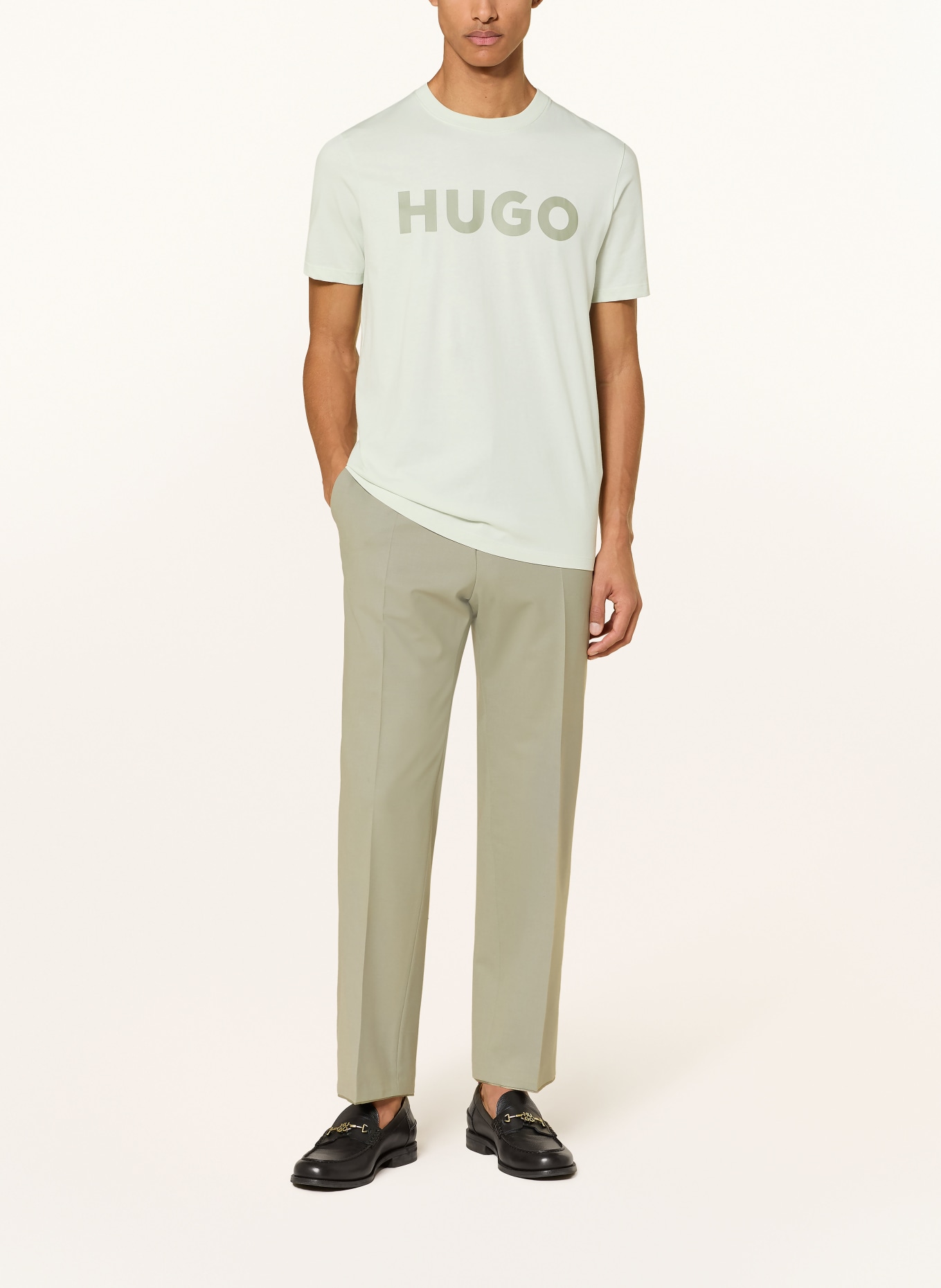 HUGO T-shirt DULIVIO: MINT
