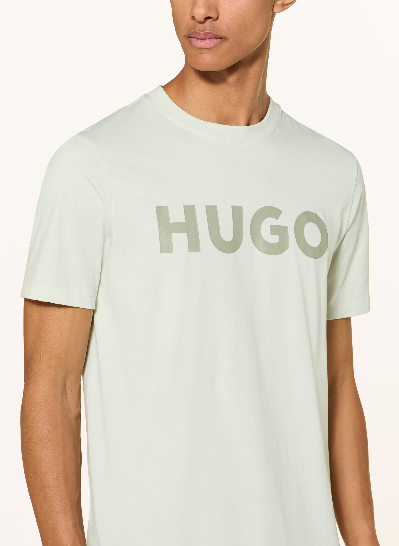 HUGO T-shirt DULIVIO: MINT
