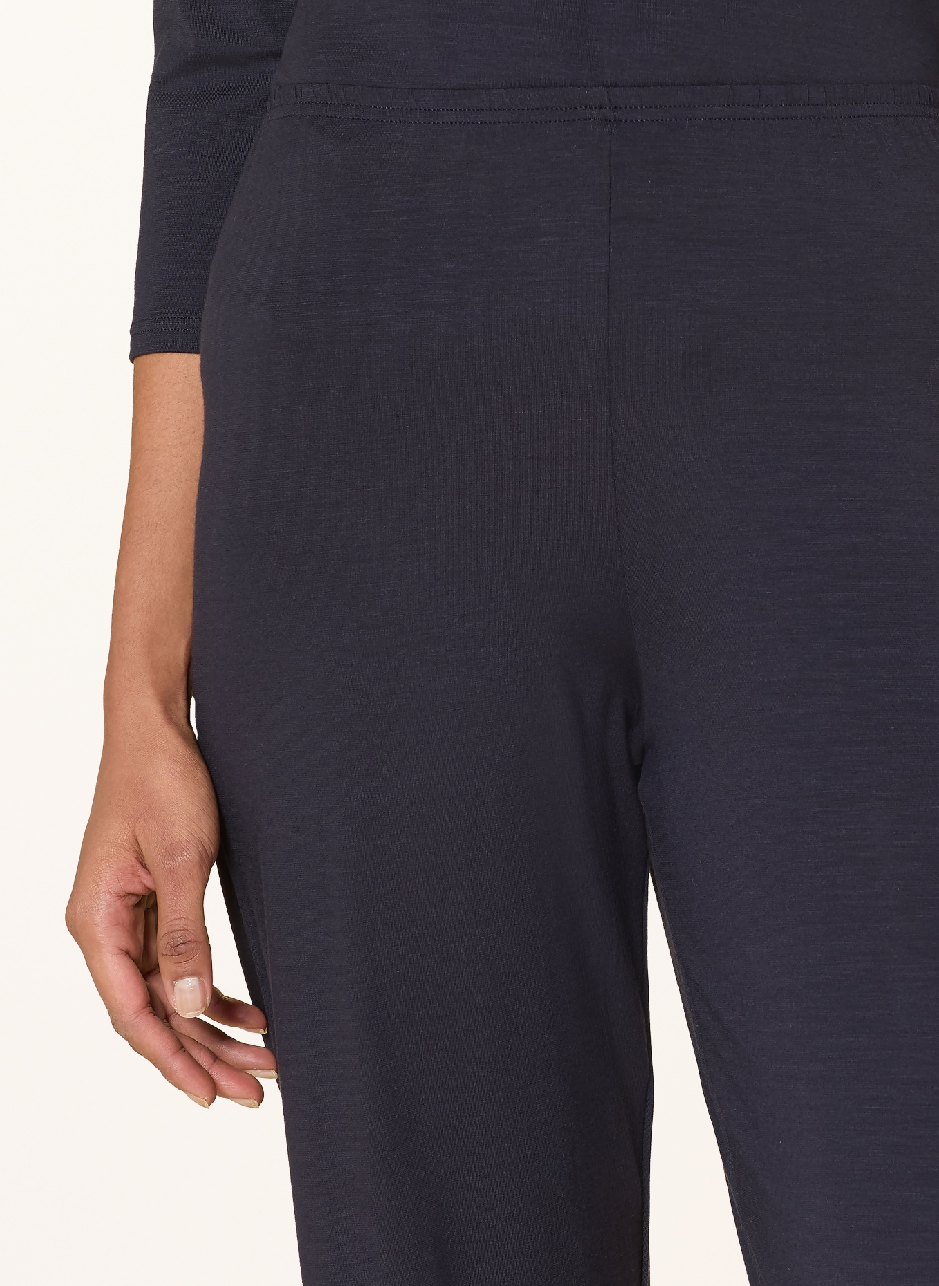 CALIDA 7/8-Schlafanzug ELEGANT DREAMS: DUNKELBLAU