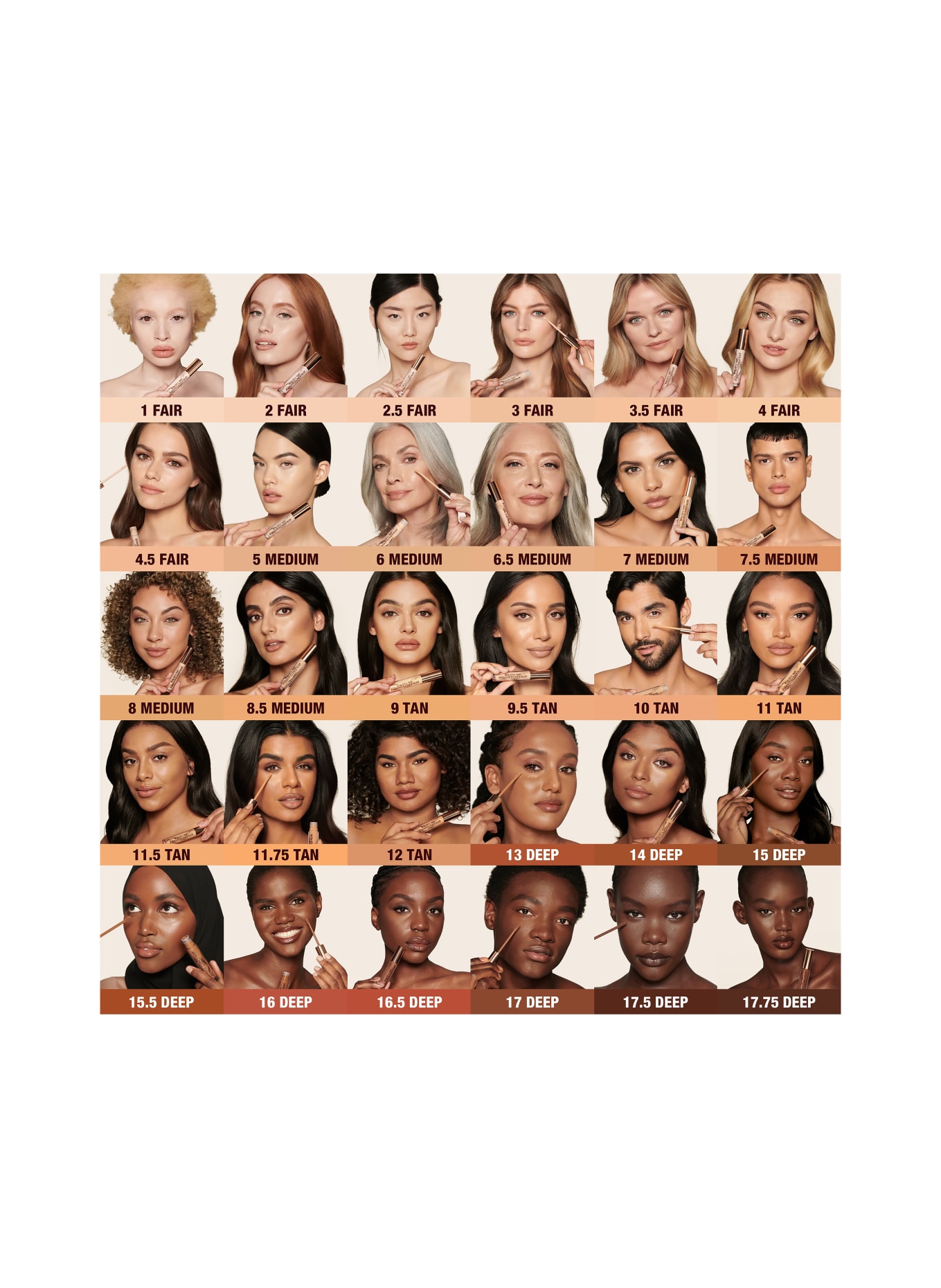 Charlotte Tilbury BEAUTIFUL SKIN CONCEALER ÉCLAT: 17 DEEP