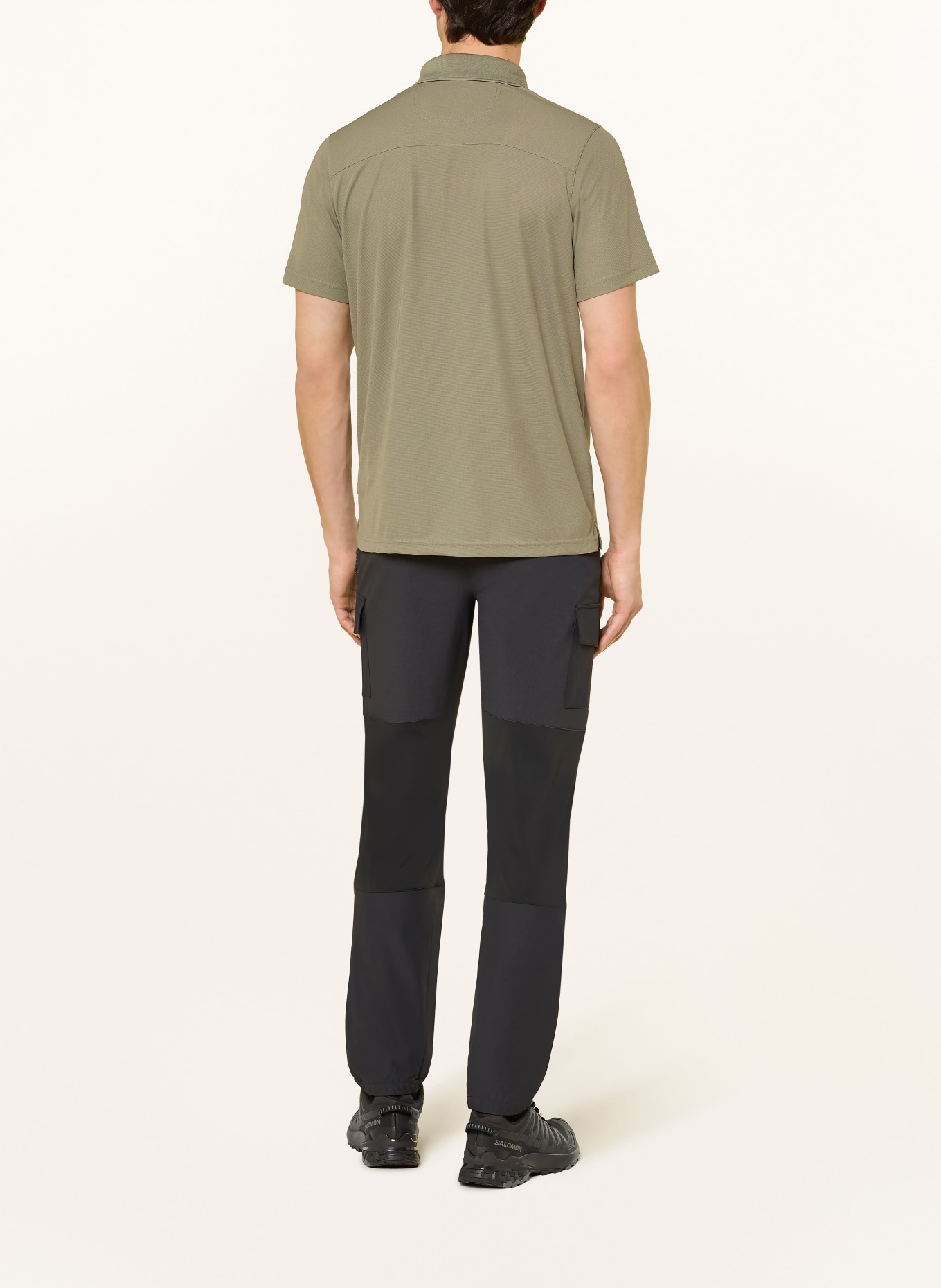 me°ru' Functioneel poloshirt BRISTOL: OLIJF