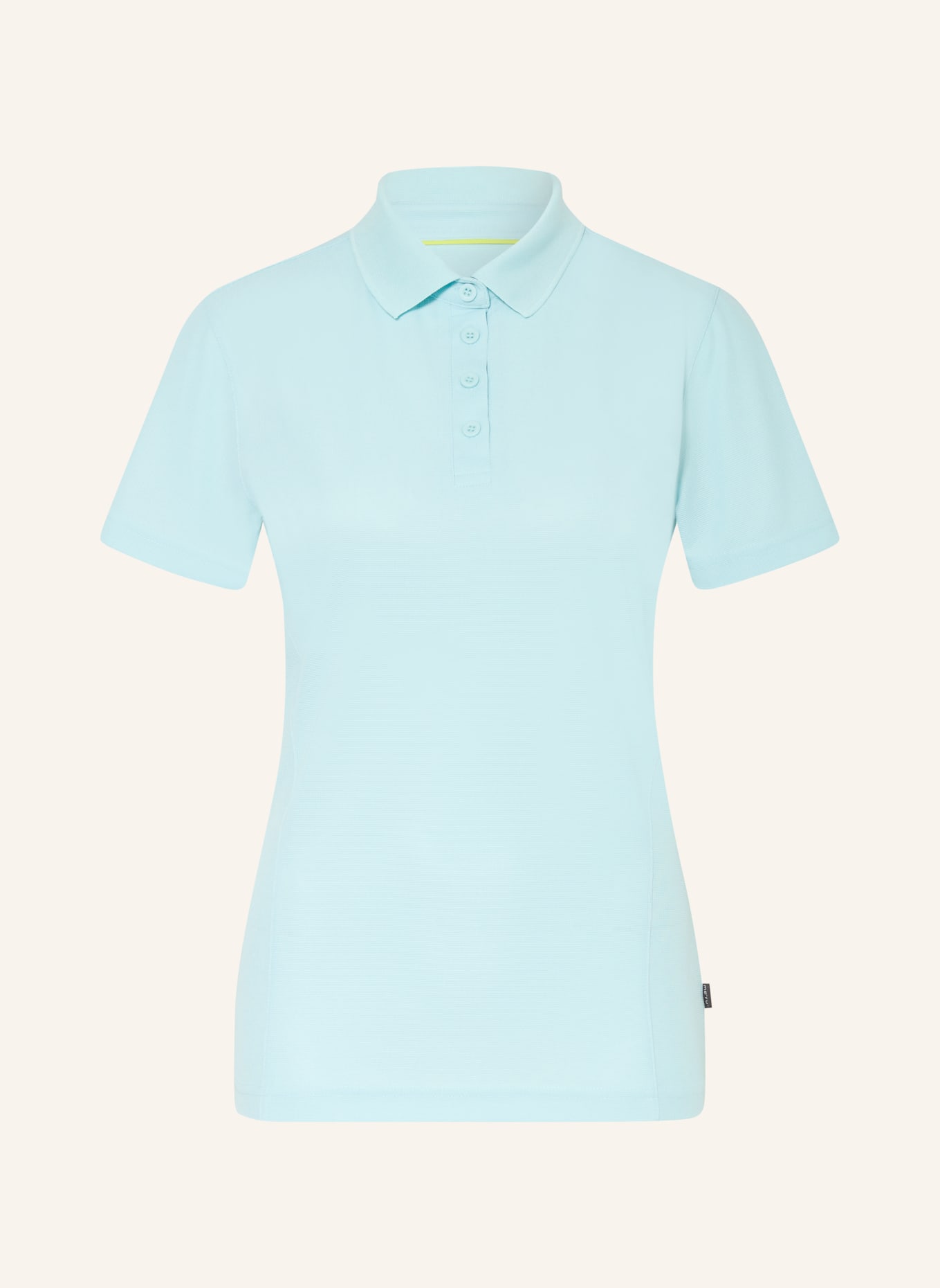 me°ru' Funktions-Poloshirt BRISTOL: TÜRKIS