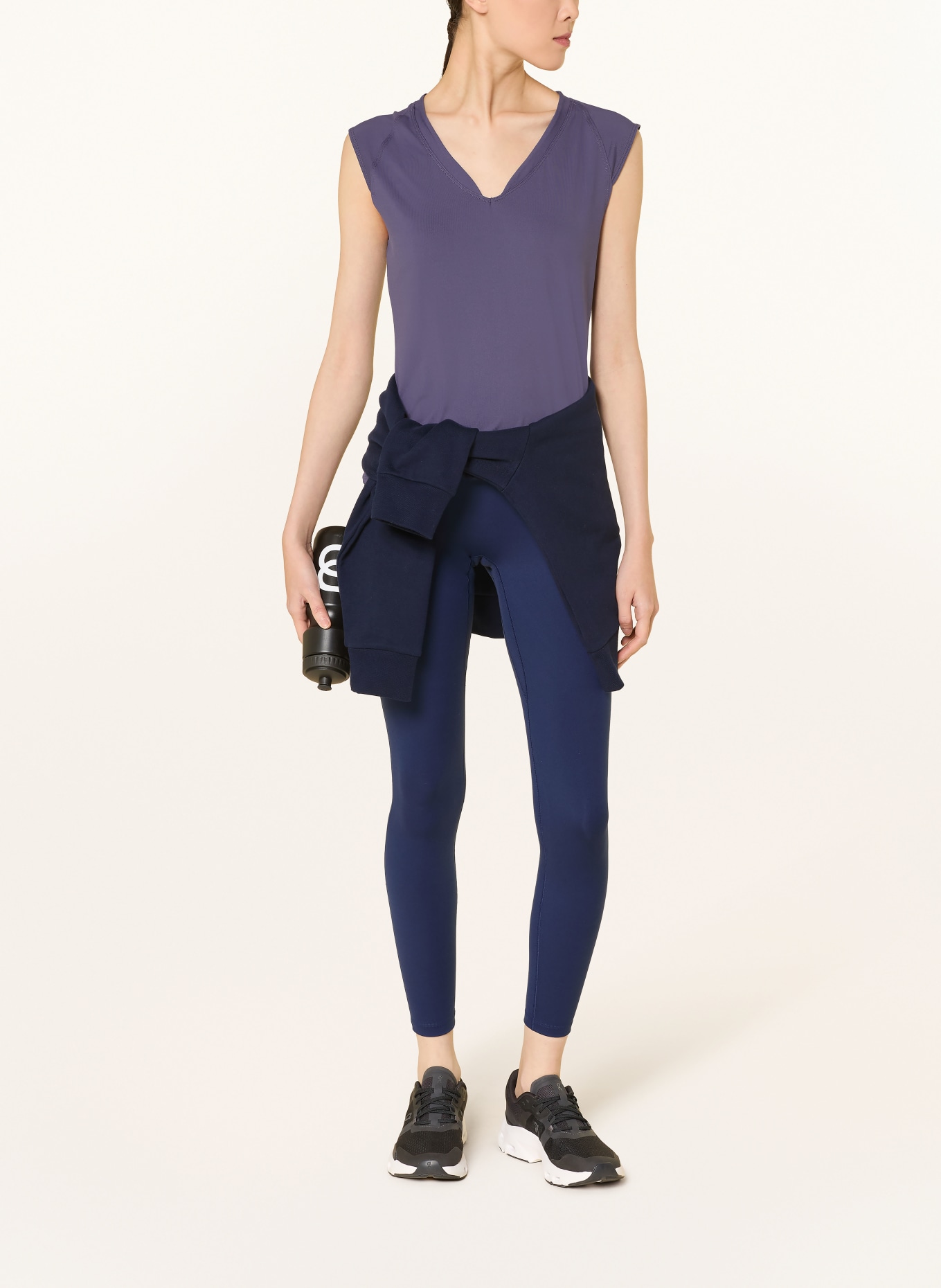 VENICE BEACH Tričko ELEAM: TMAVĚ FIALOVÁ