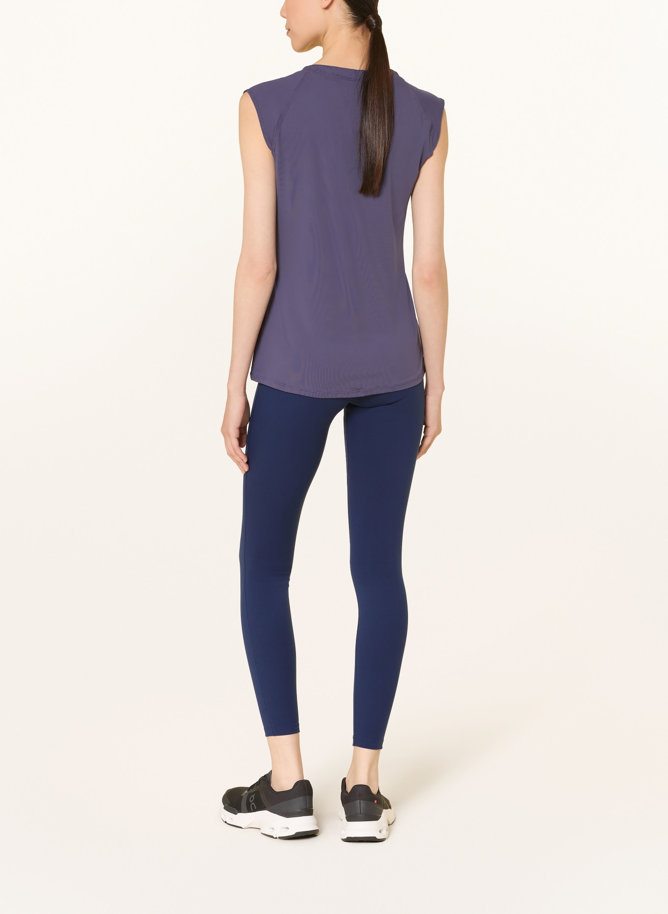 VENICE BEACH Tričko ELEAM: TMAVĚ FIALOVÁ