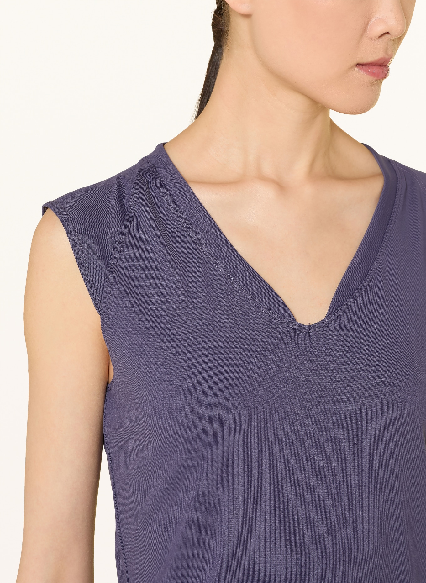 VENICE BEACH Tričko ELEAM: TMAVĚ FIALOVÁ