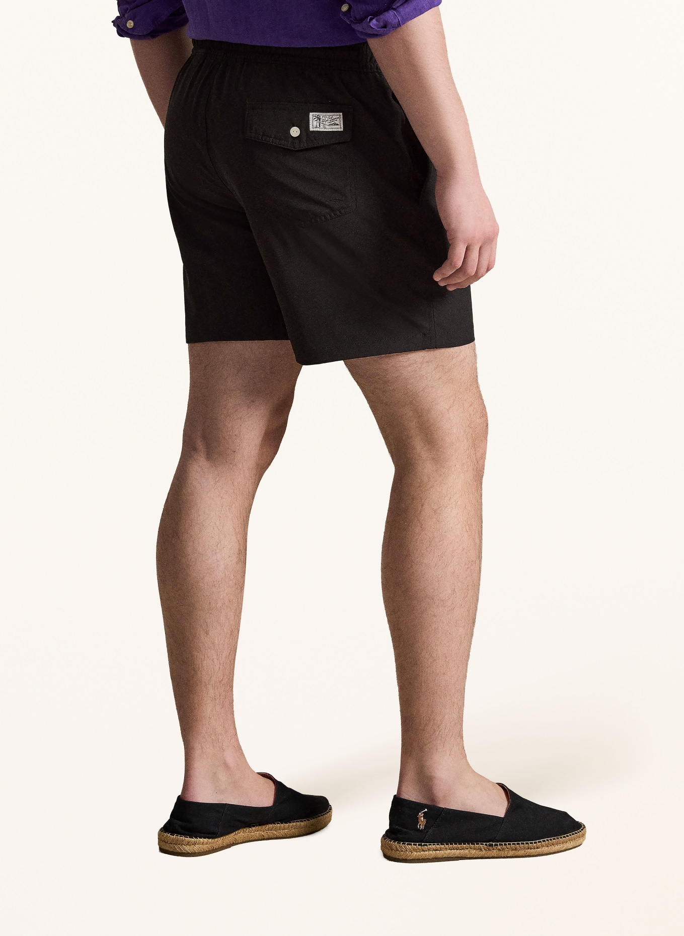 POLO RALPH LAUREN Badeshorts: SCHWARZ